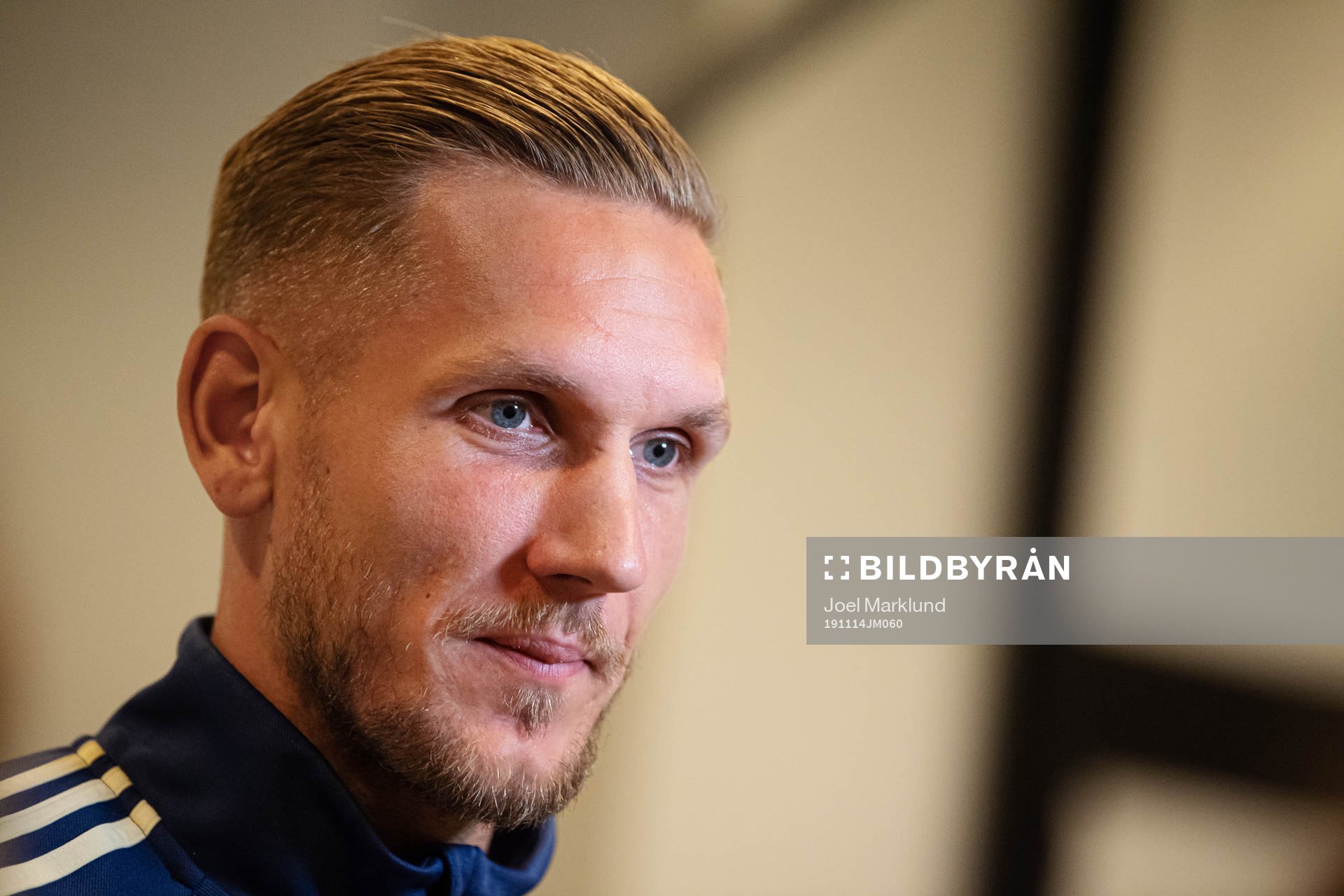 Robin Olsen of the Swedish national football team