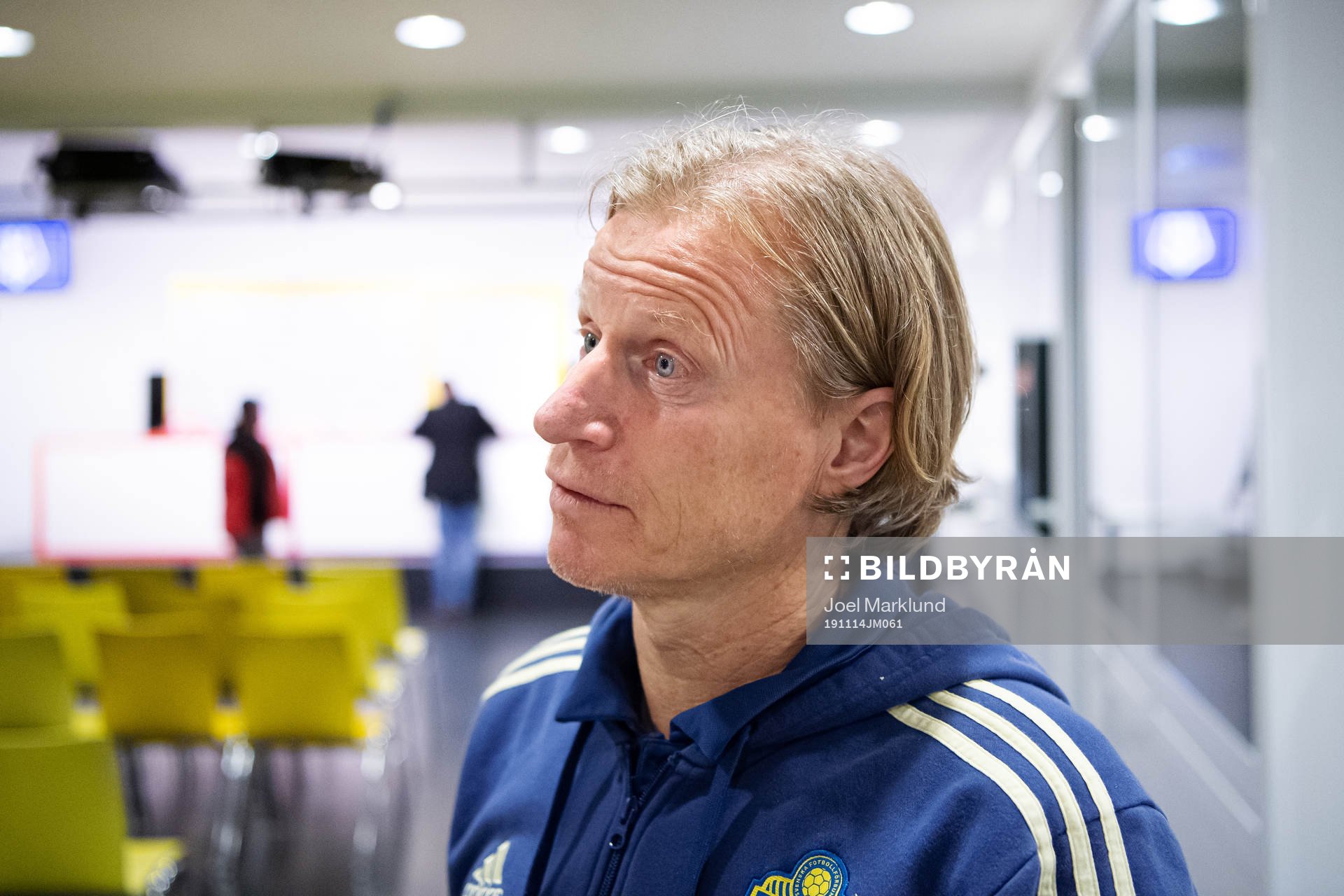 Team manager Stefan Pettersson of the Swedish national