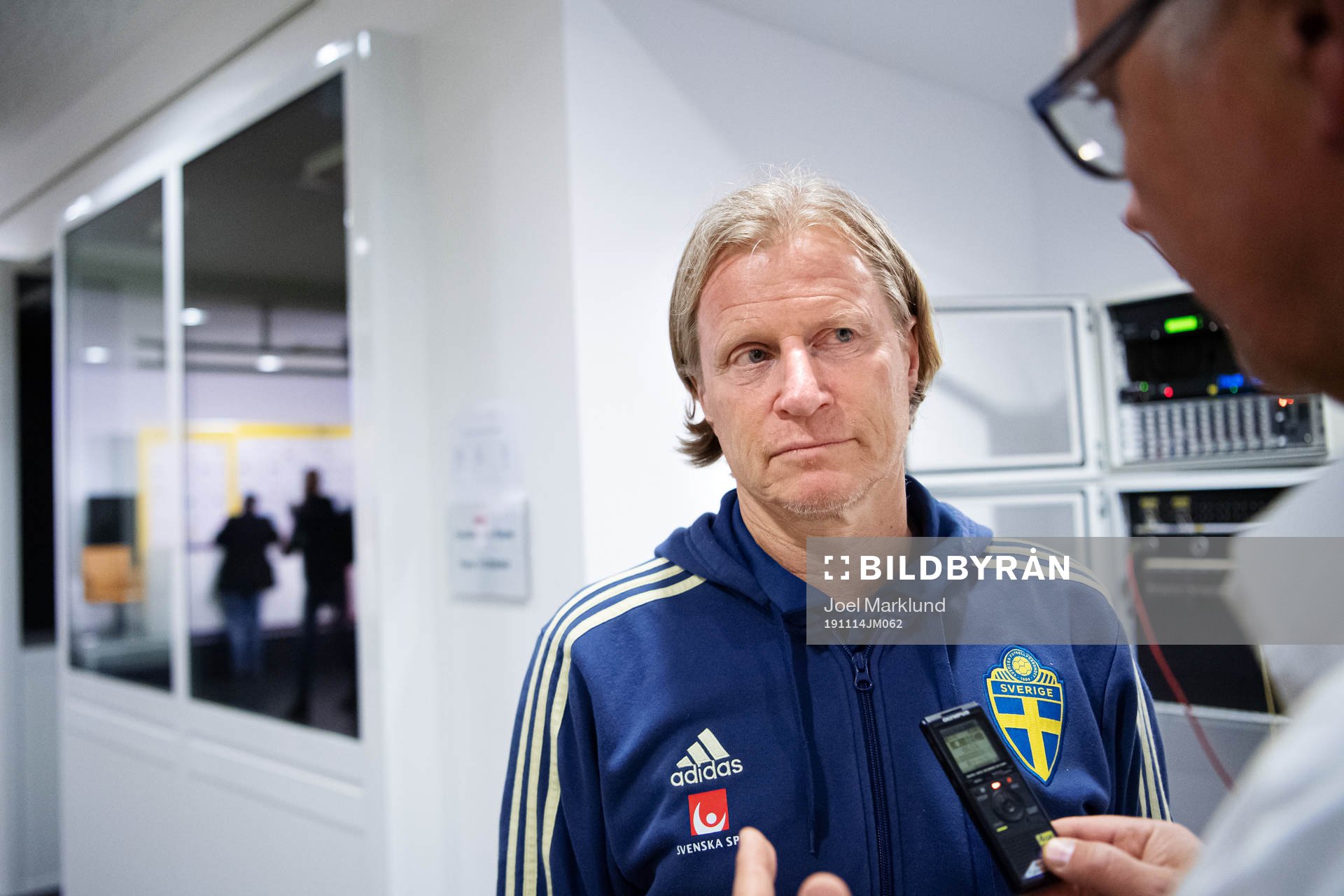Team manager Stefan Pettersson of the Swedish national