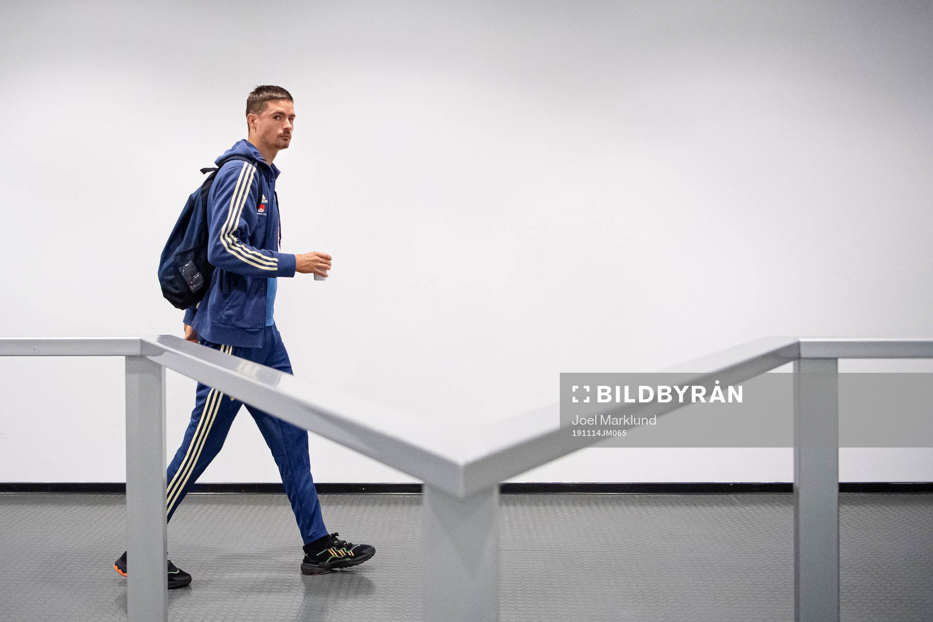 Mikael Lustig of the Swedish national football team