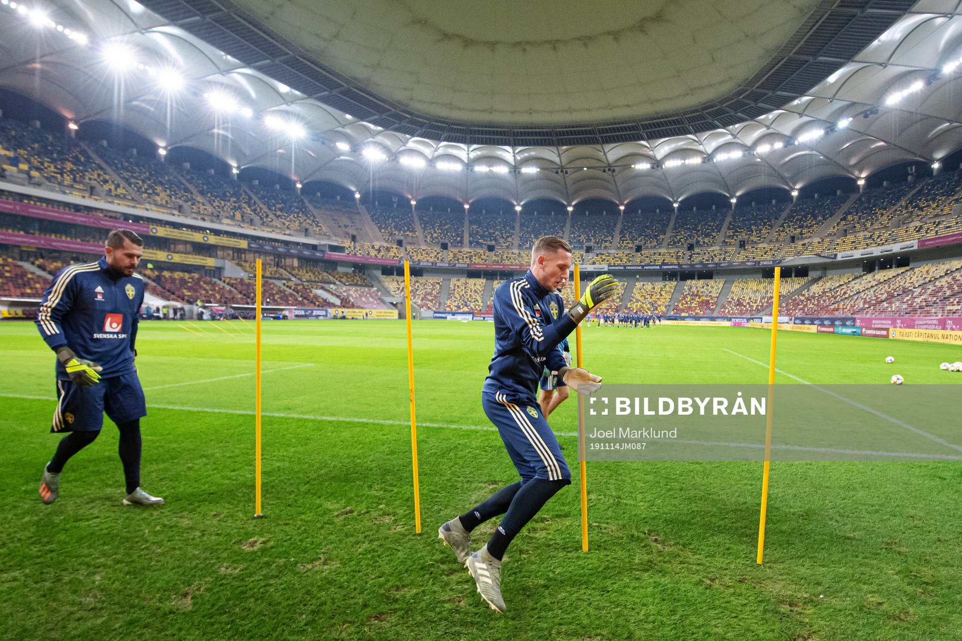 Robin Olsen of the Swedish national football team