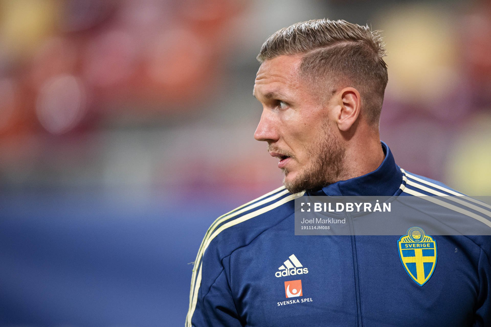 Robin Olsen of the Swedish national football team