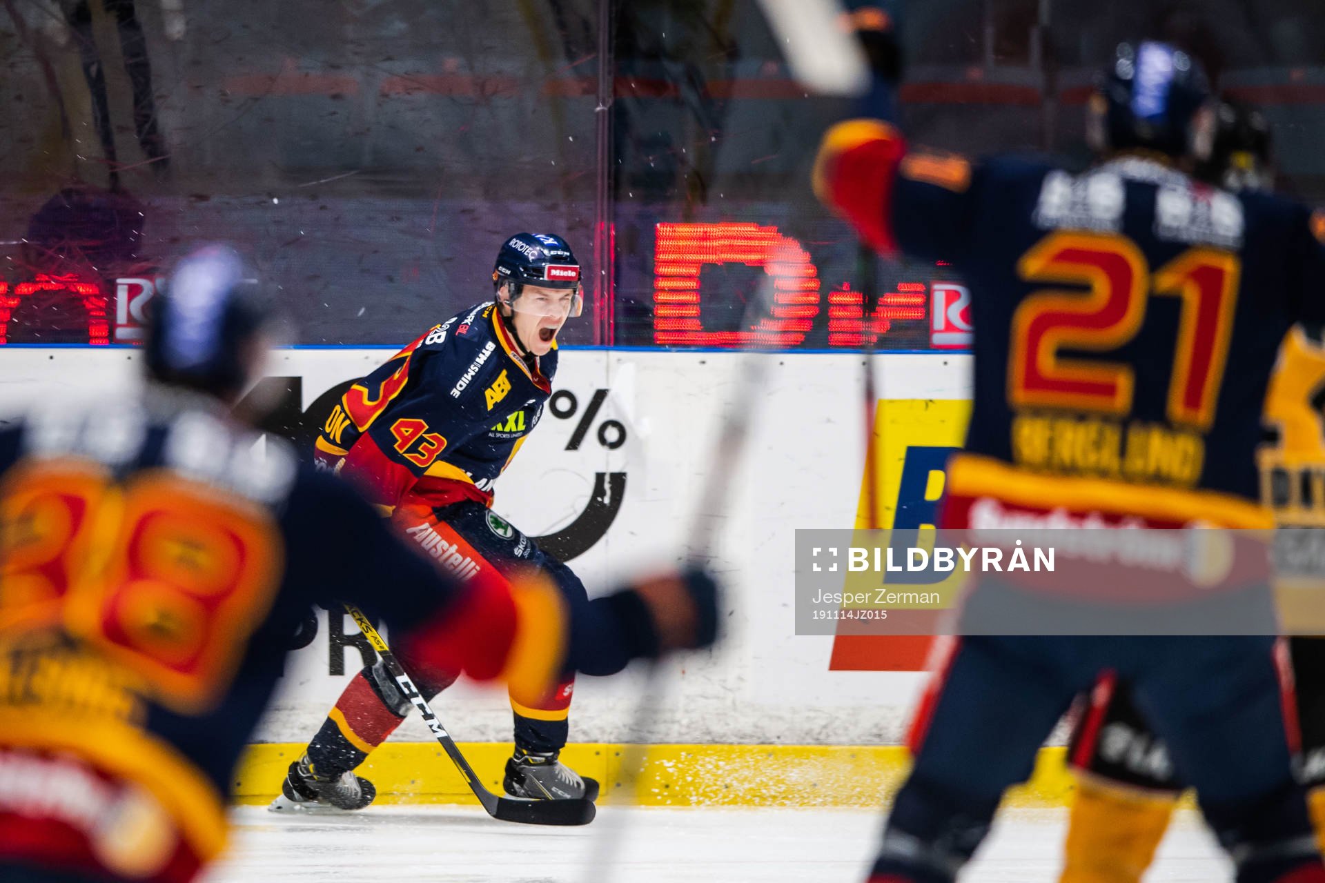 Djurgårdens Tom Nilsson jublar