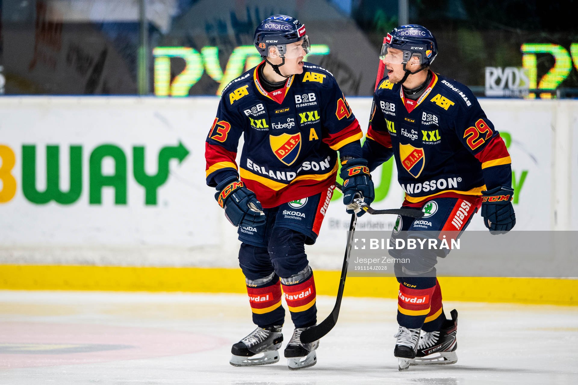 Djurgårdens Tom Nilsson jublar