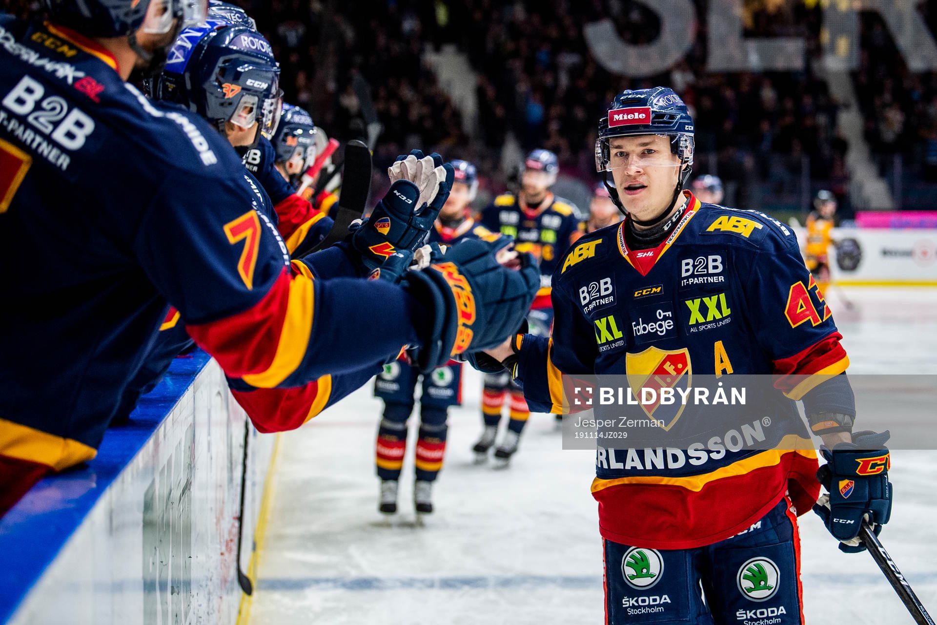 Djurgårdens Tom Nilsson jublar