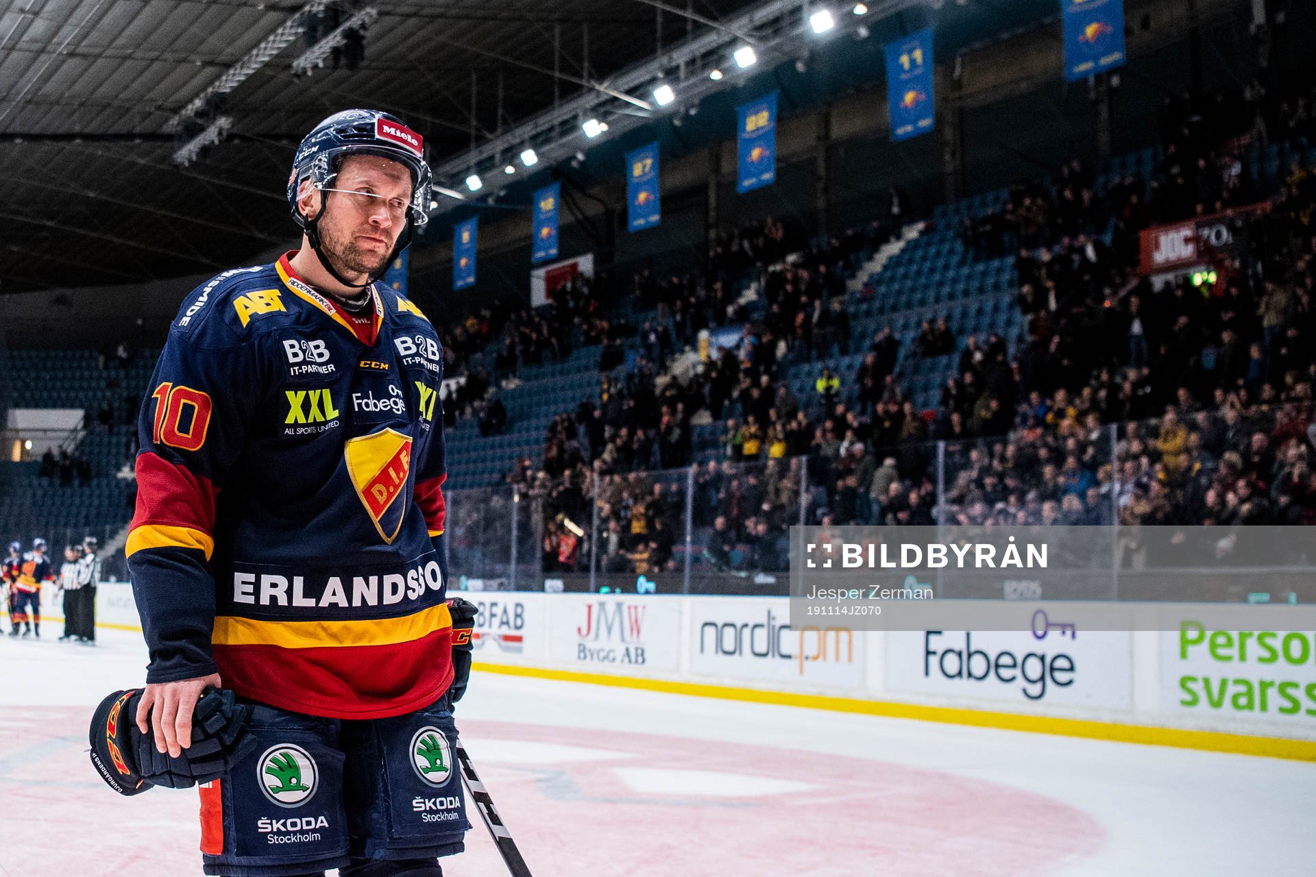 Djurgårdens Niclas Bergfors deppar