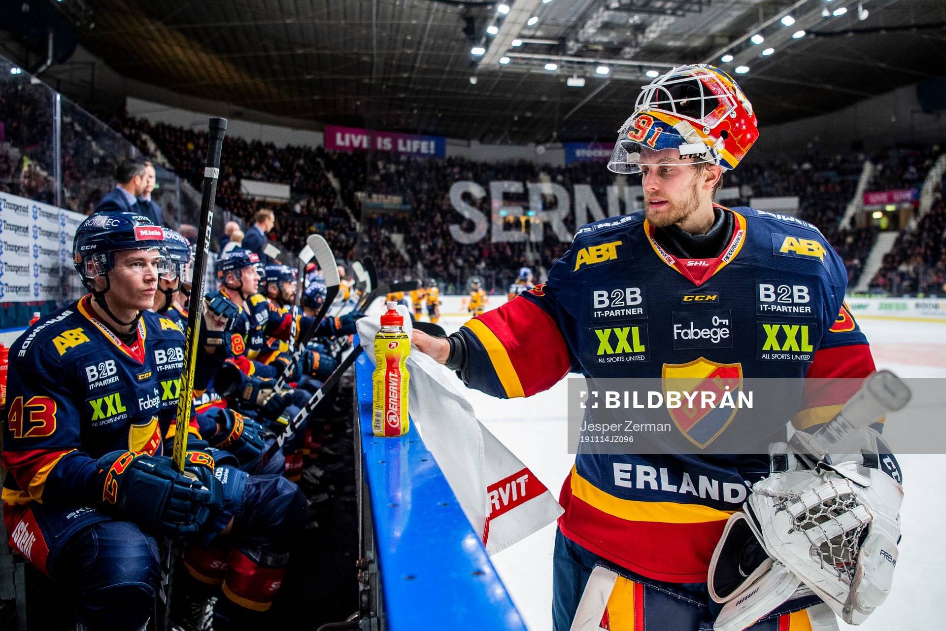 Djurgårdens målvakt Niklas Svedberg