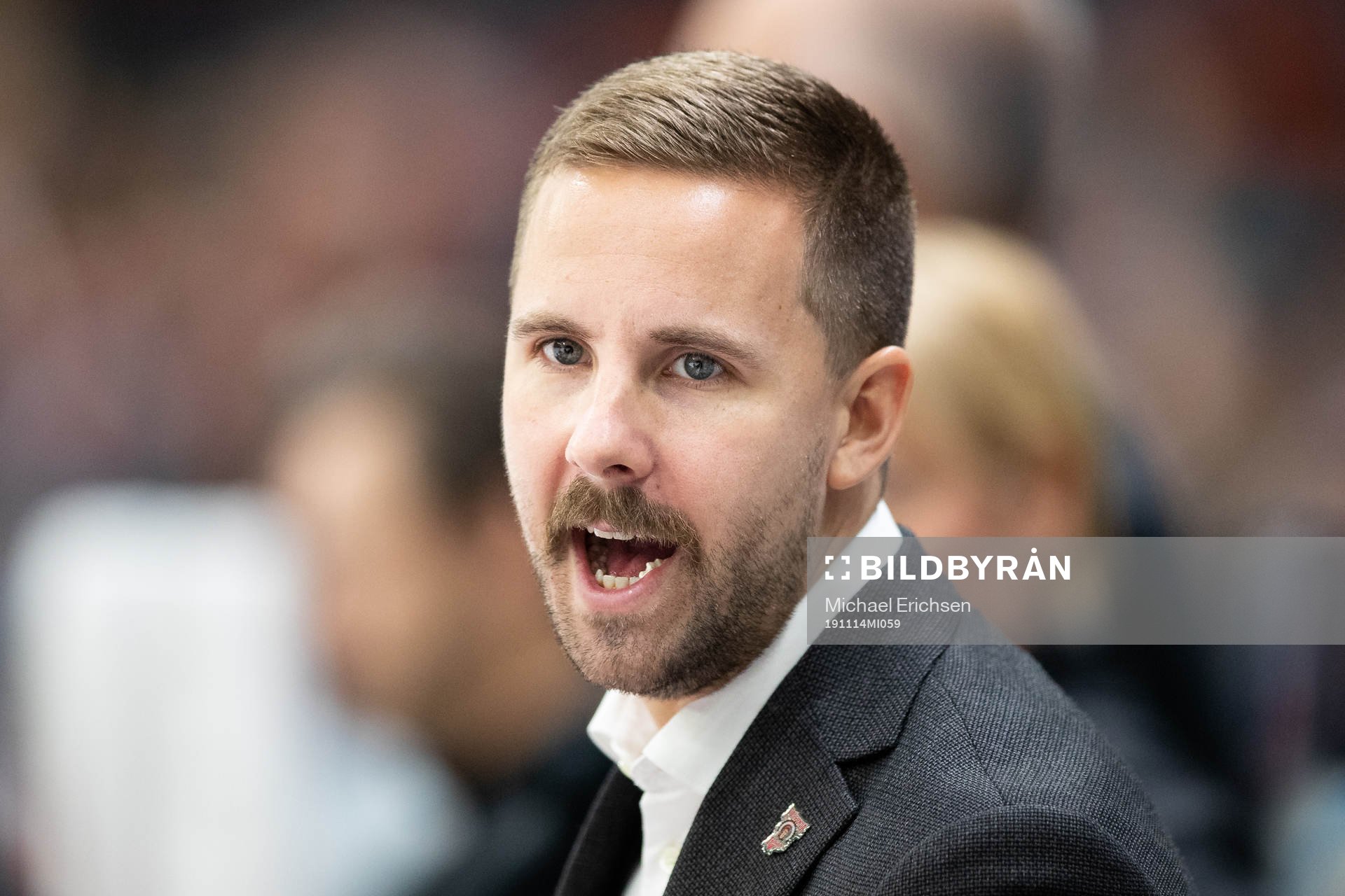 Frölundas assisterande tränare Viktor Stråhle