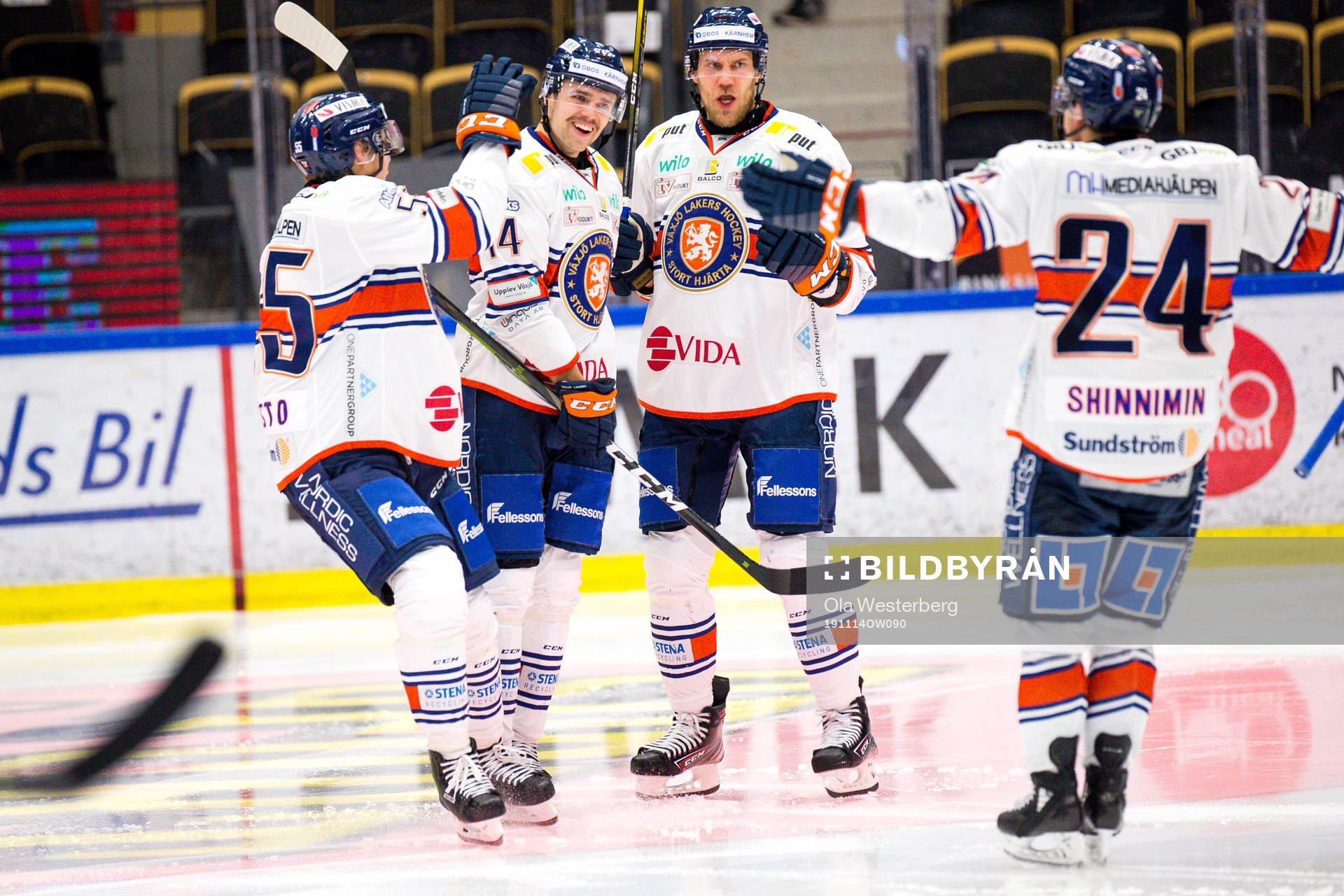 Växjös Emil Pettersson , Ilari Melart , Brendan Shinnimin