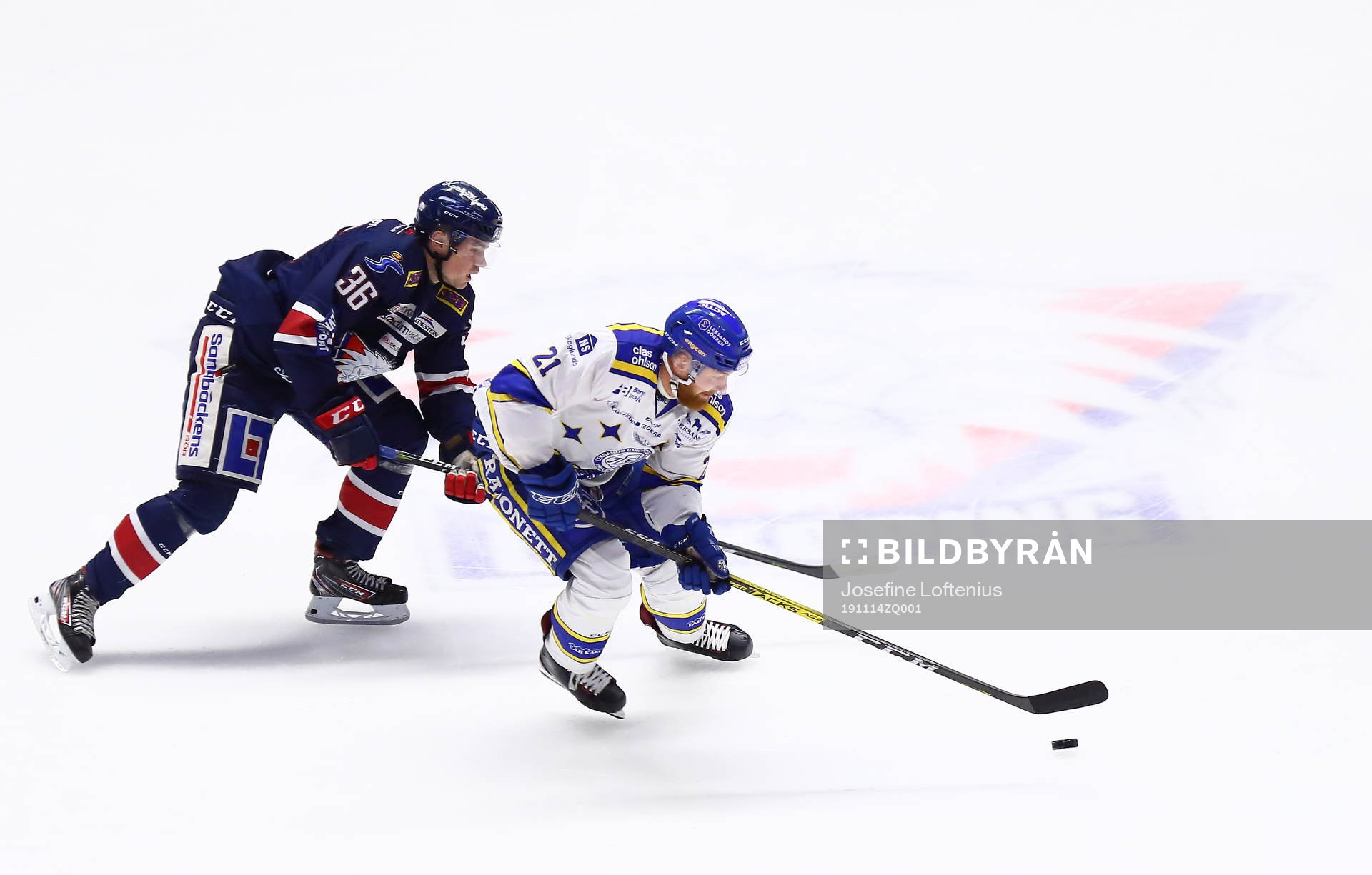 Leksands Mattias Ritola och Linköpings Filip Karlsson