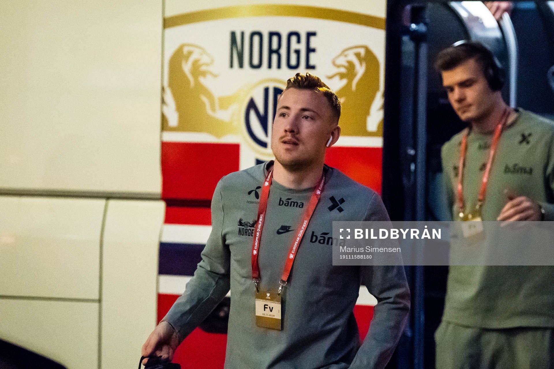 Fredrik Ulvestad of Norway arrives