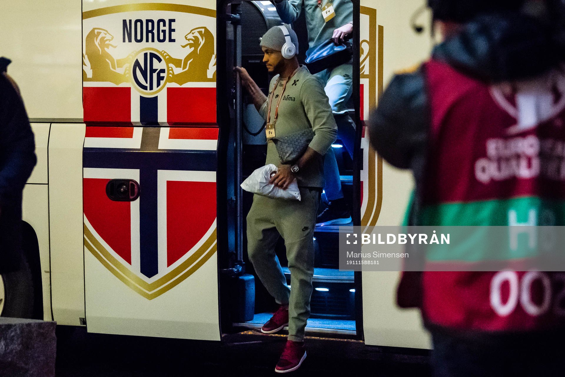 Joshua Christian Kojo King of Norway arrives