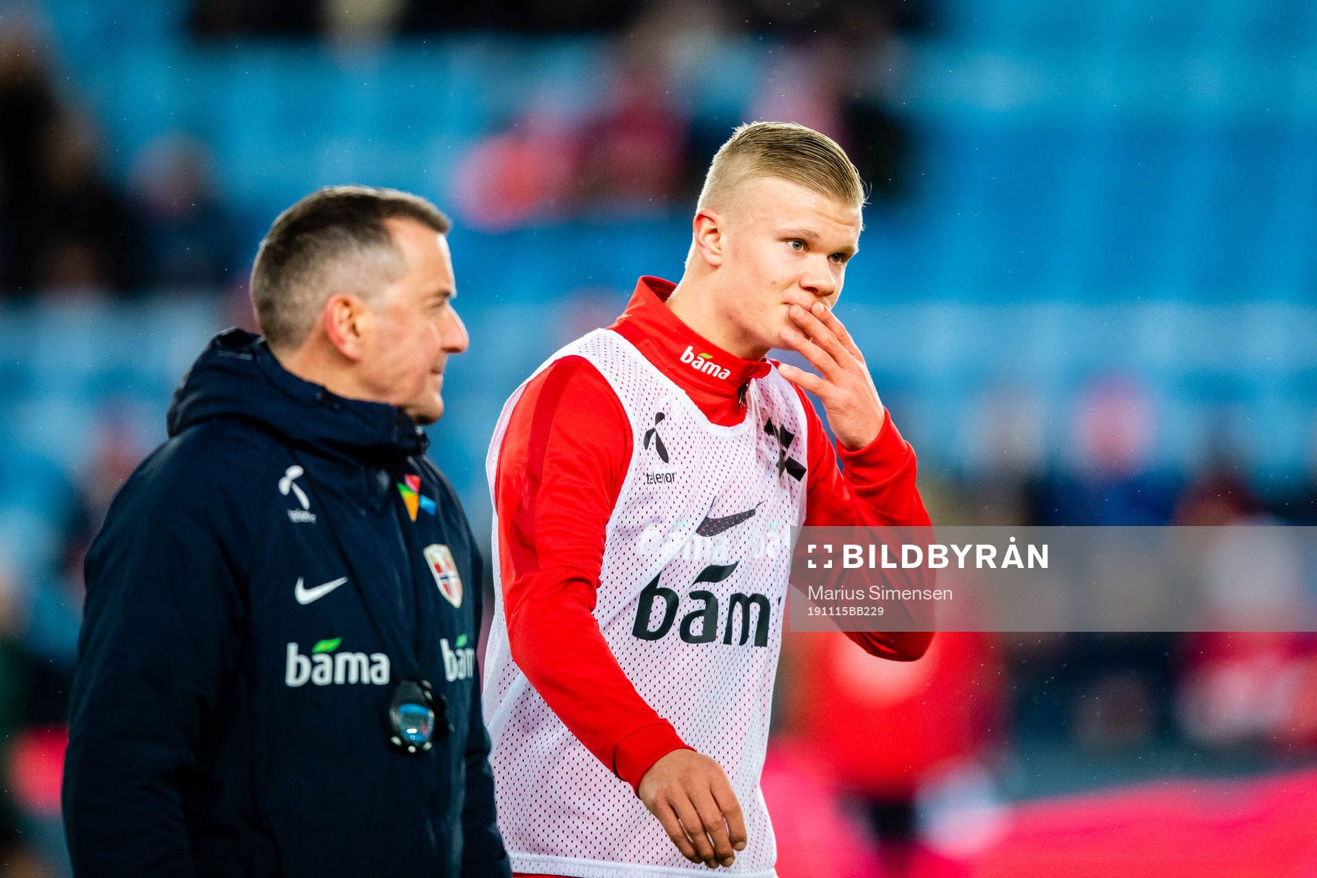 Per Joar Hansen, assistant coach of Norway, and Erling
