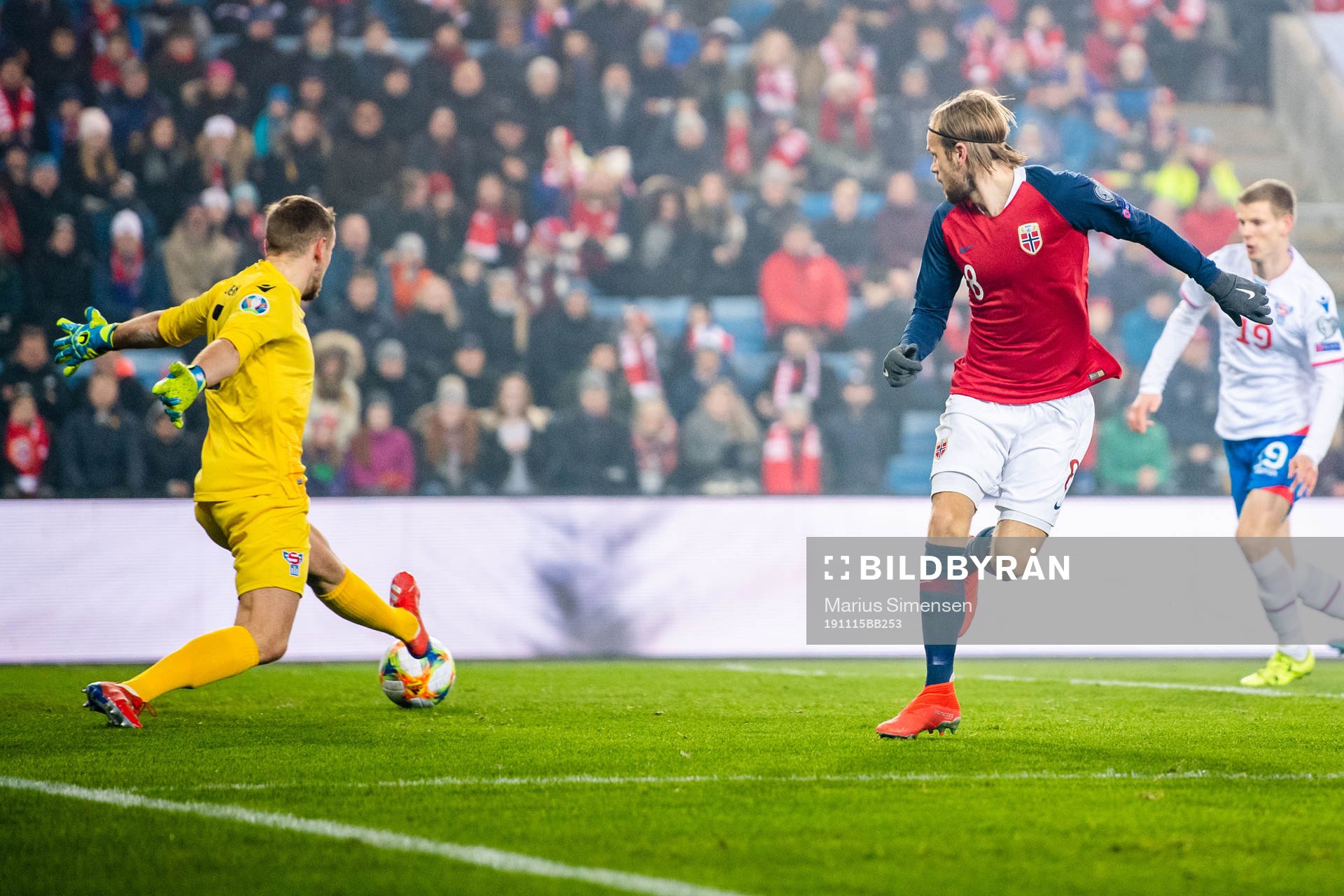 Iver Tobias Rørvik Fossum of Norway scores 2-0
