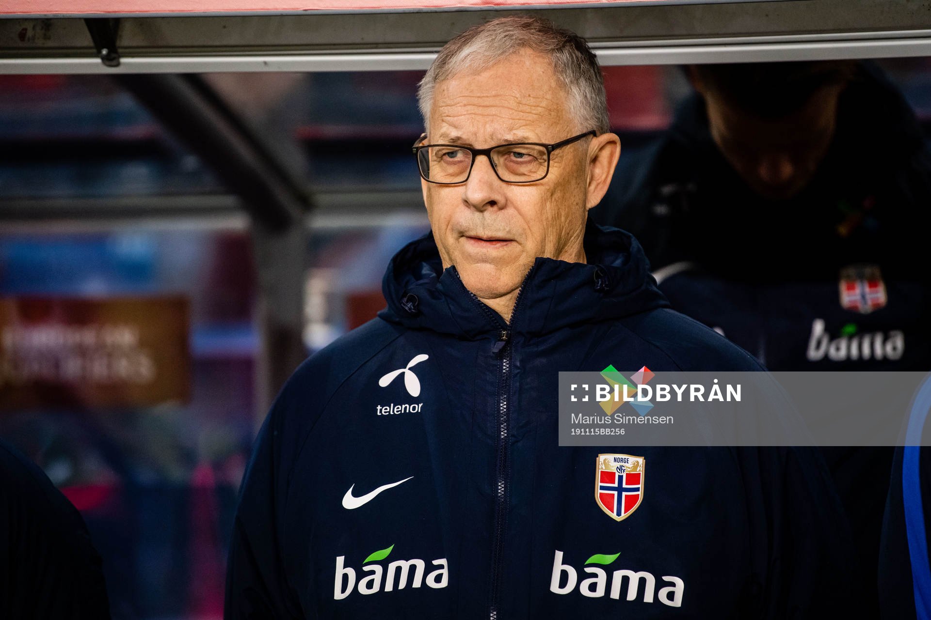 Lars Lagerbäck, head coach of Norway