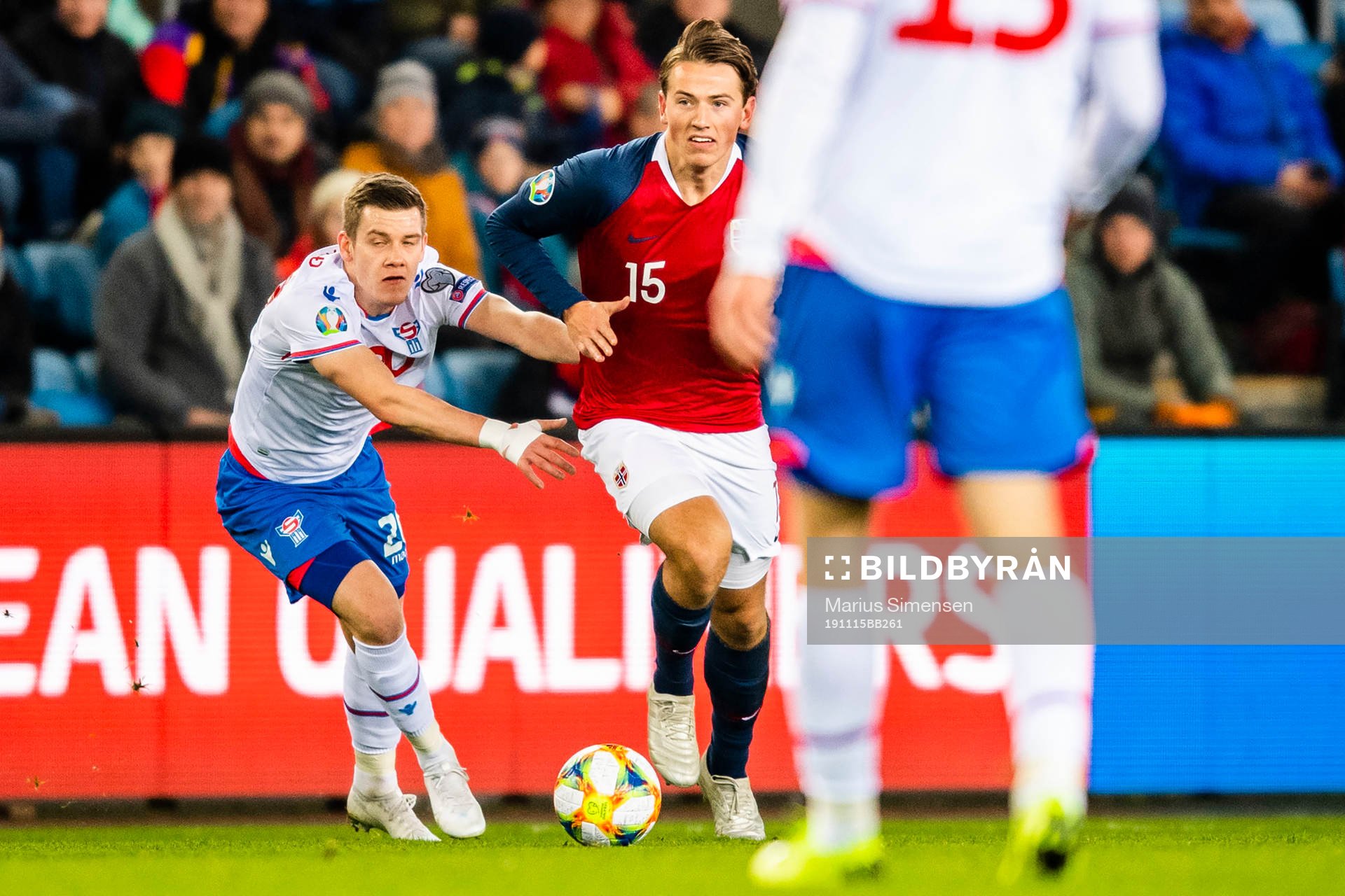 Joannes Bjartalid of Faroe Islands and Sander Gard Bolin