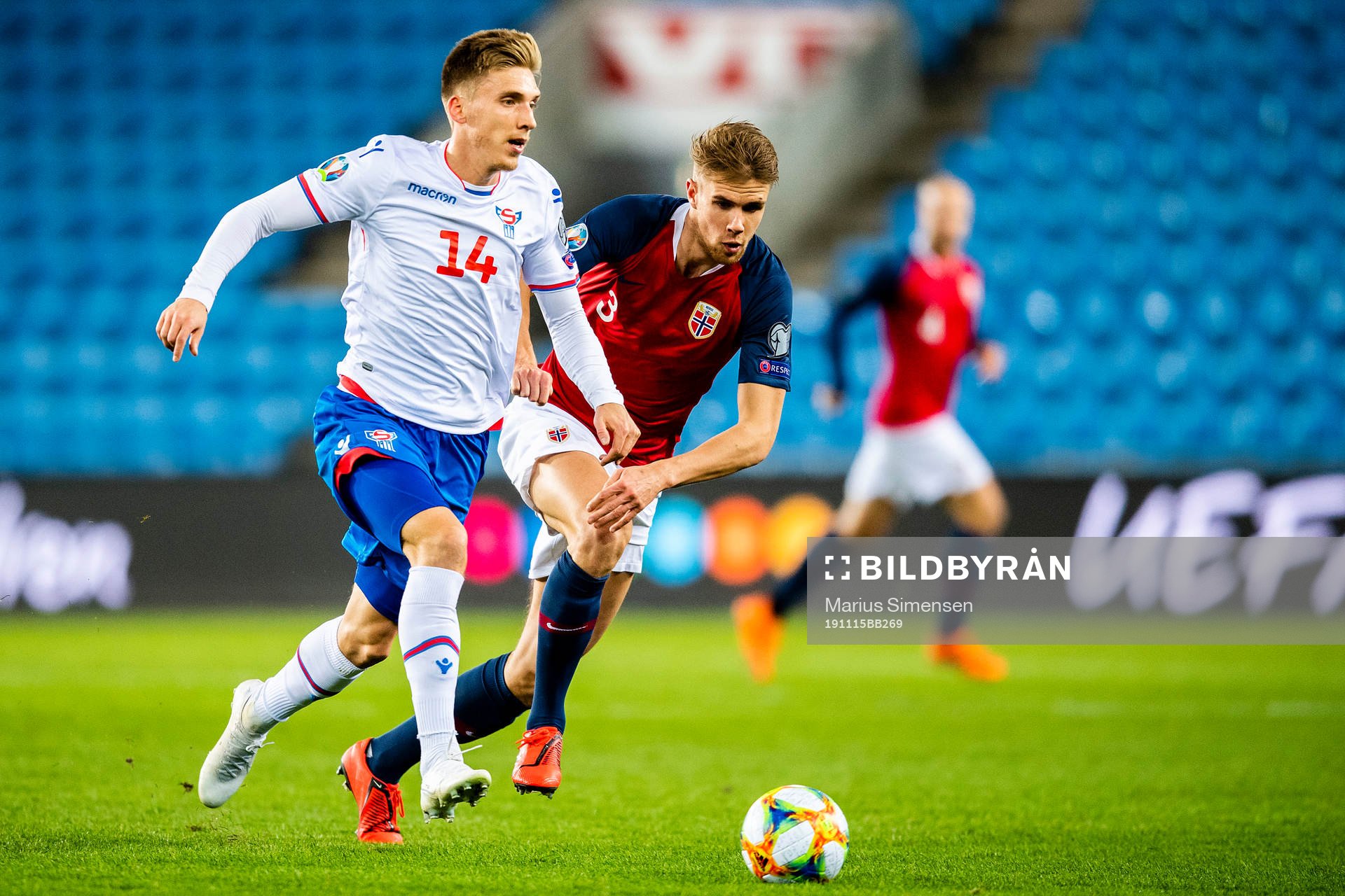 Joan Edmundsson of Faroe Islands and Kristoffer Vassbakk