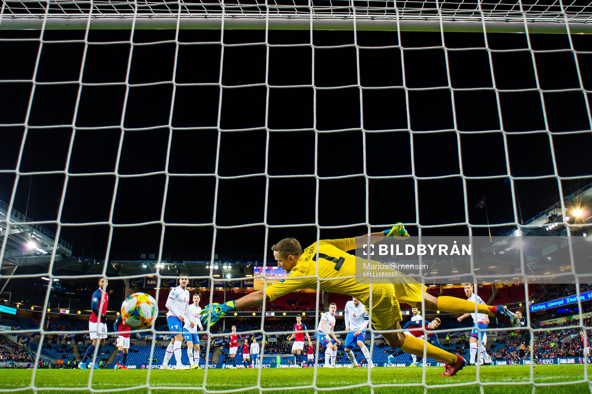 Alexander Sørloth of Norway scores the 3-0 goal