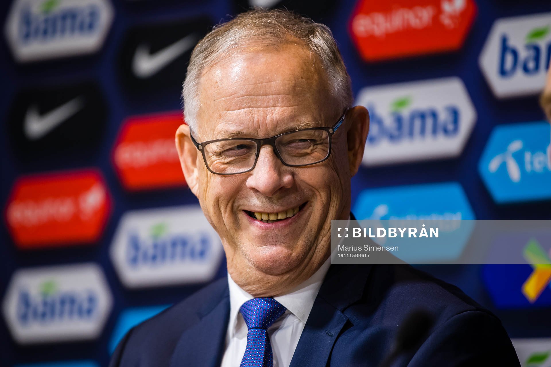 Lars Lagerbäck, head coach of Norway