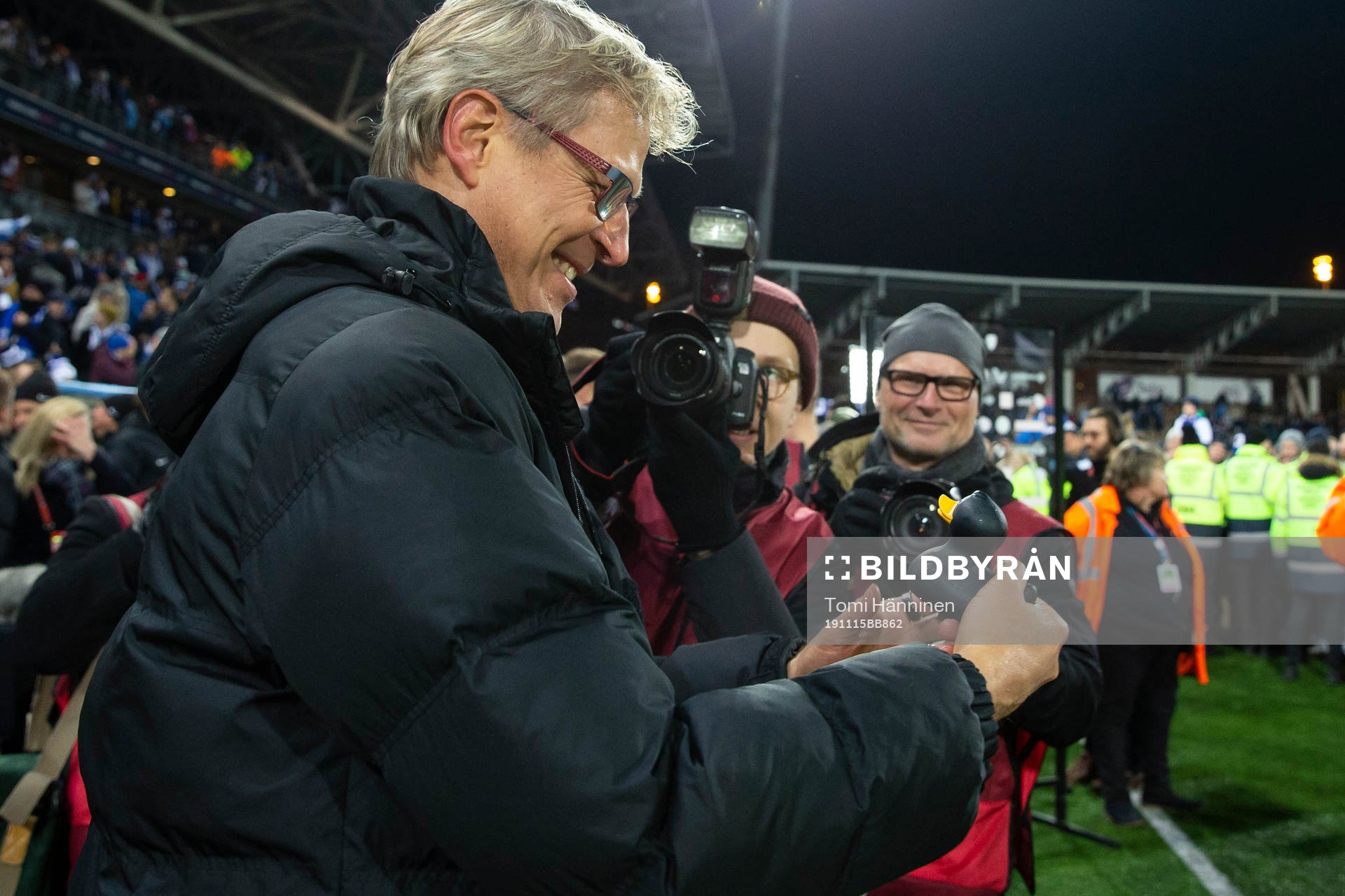 Head Coach Markku Kanerva, FINafter match European