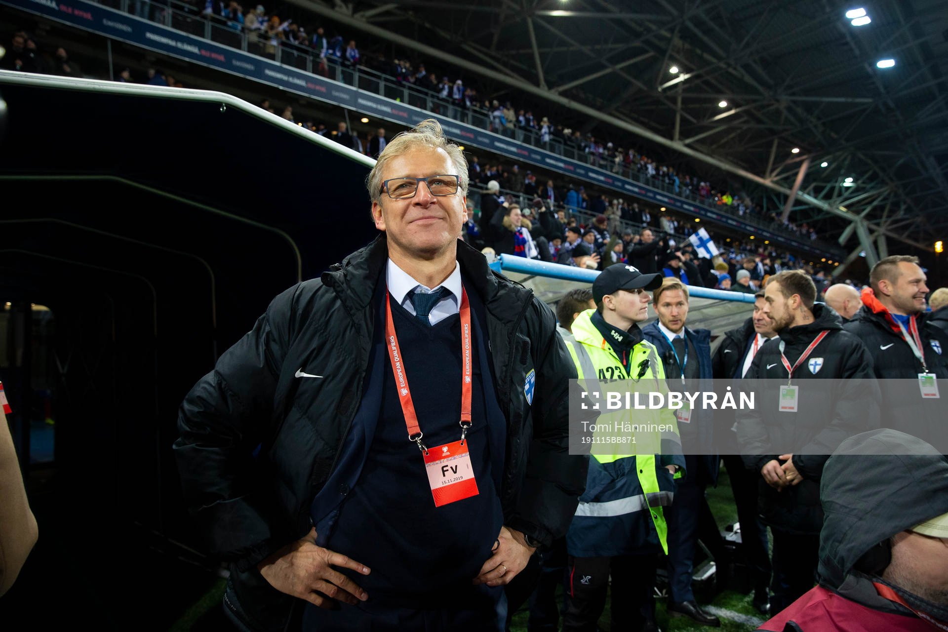 Head Coach Markku Kanerva, FIN match European Championship
