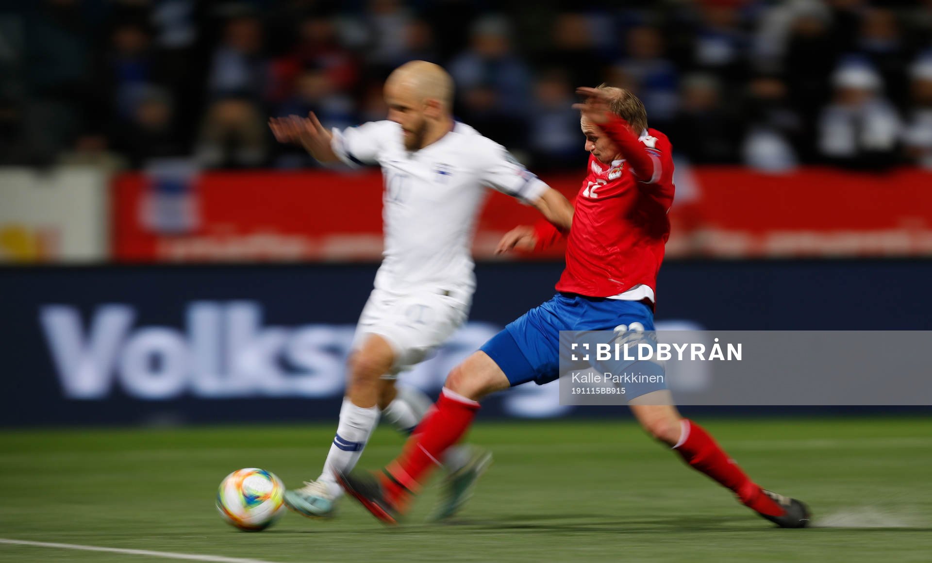 Teemu Pukki #10, FIN and Martin Rechsteiner #22, LIE