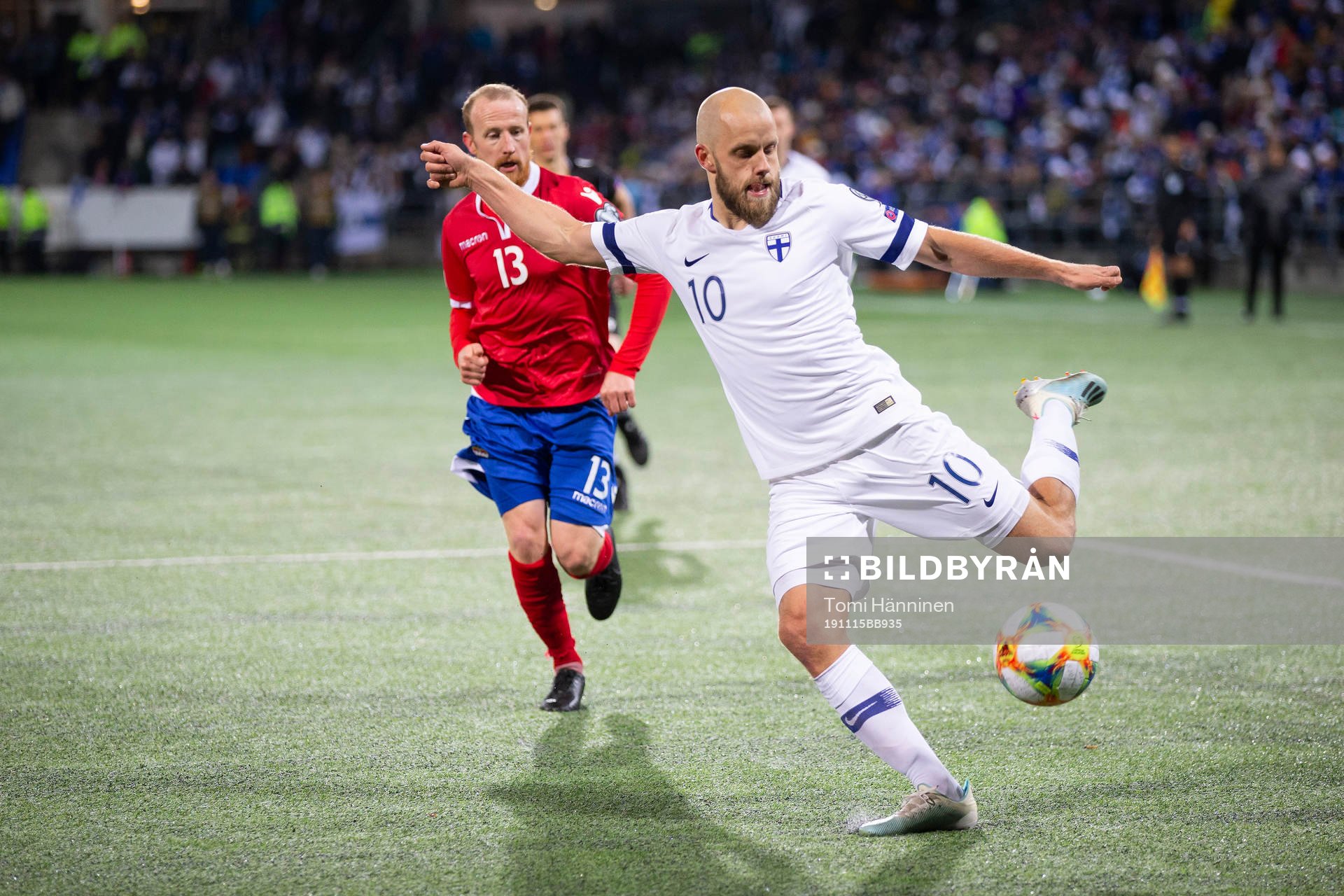 Teemu Pukki #10, FIN, Martin Büchel #13, LIE