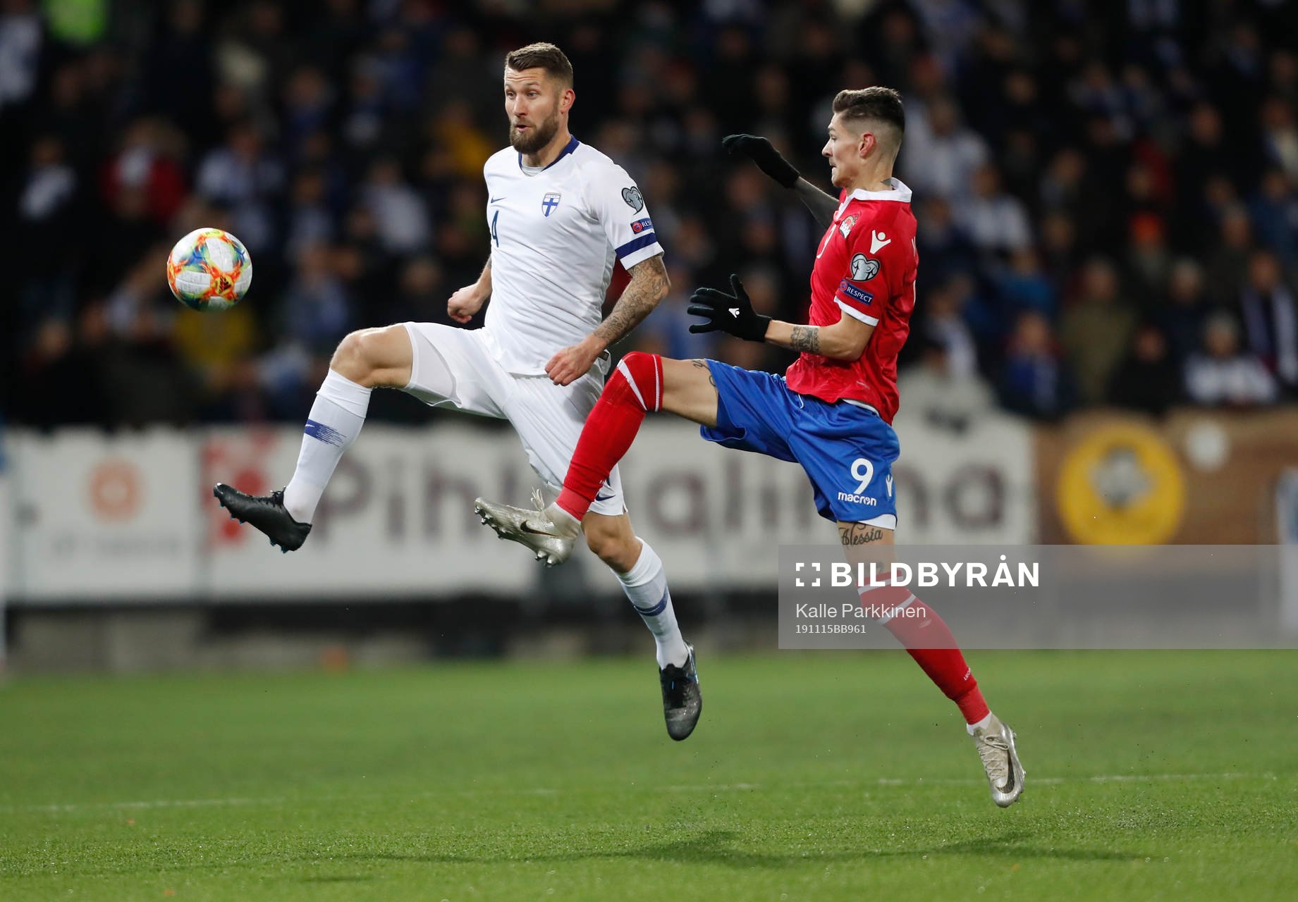 during their European Championship 2020 Qualifying round
