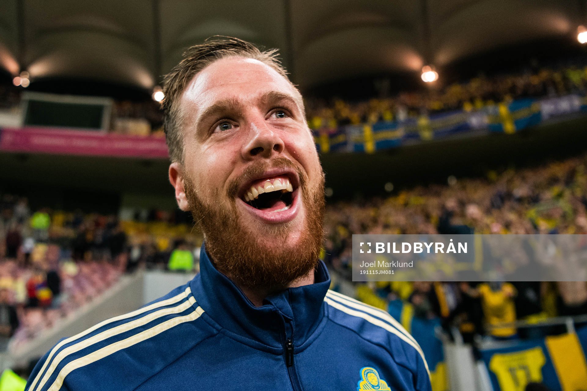 Pontus Jansson of Sweden celebrates