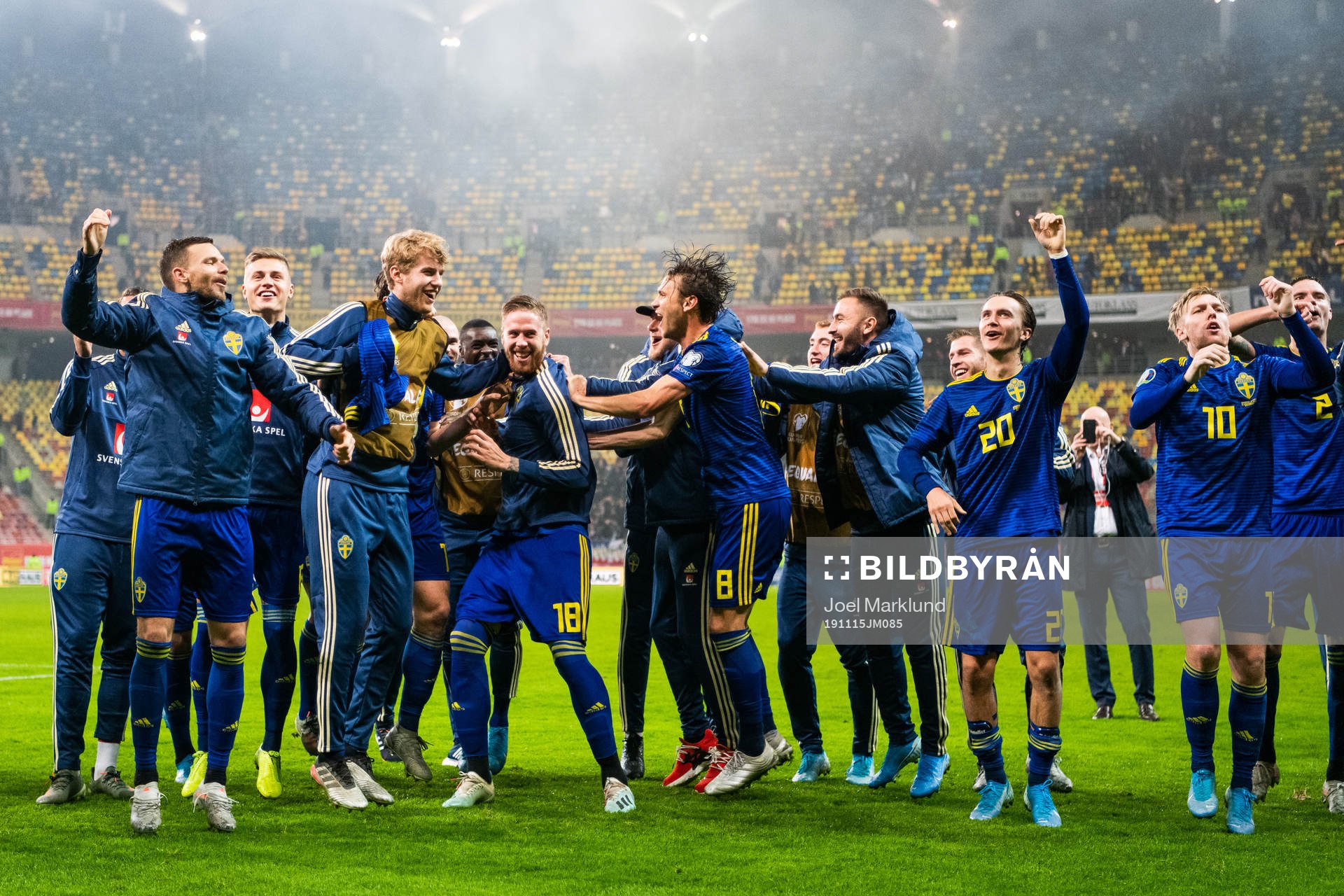 Marcus Berg, Pontus Jansson, Albin Ekdal and Kristoffer