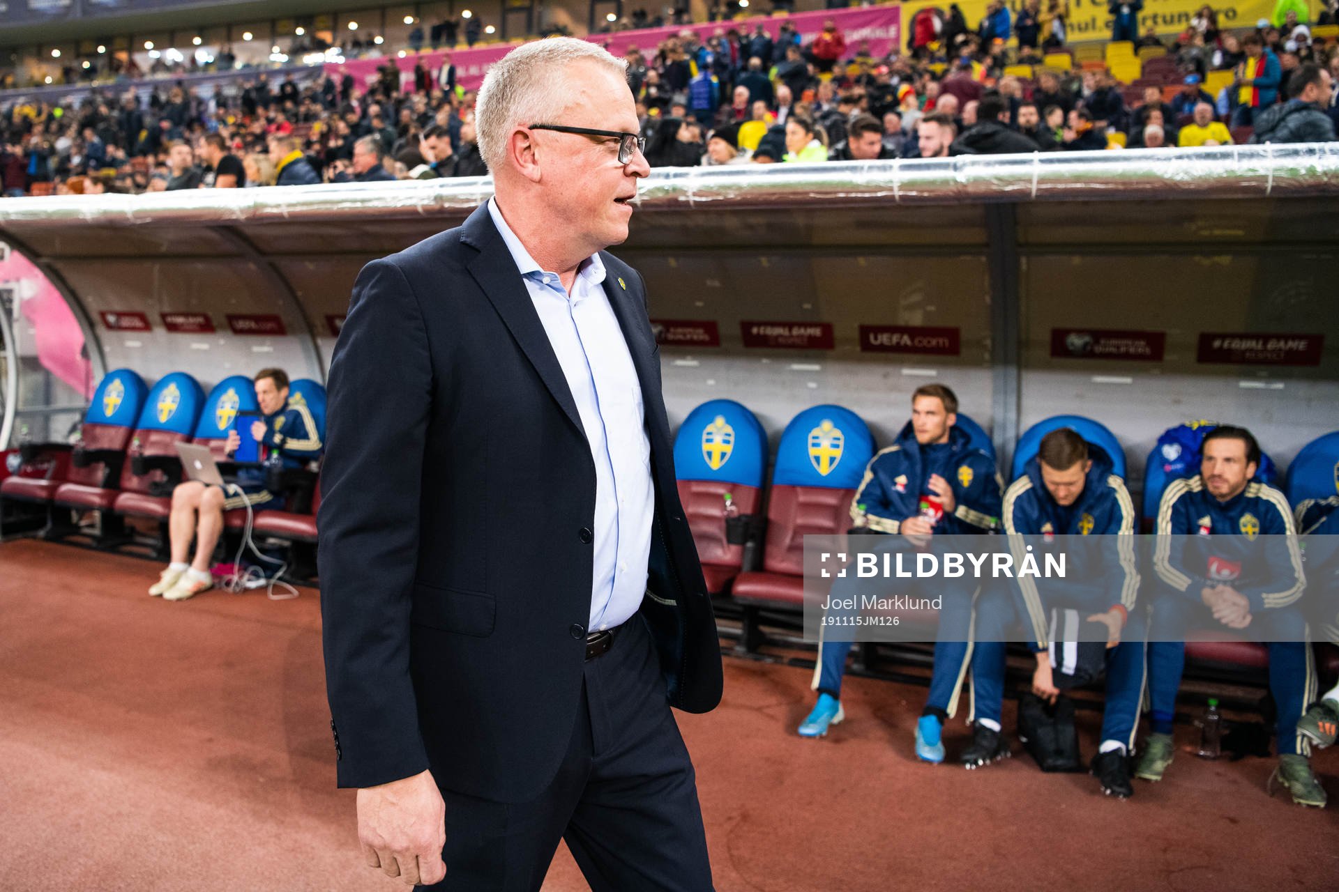 Janne Andersson, head coach of Sweden