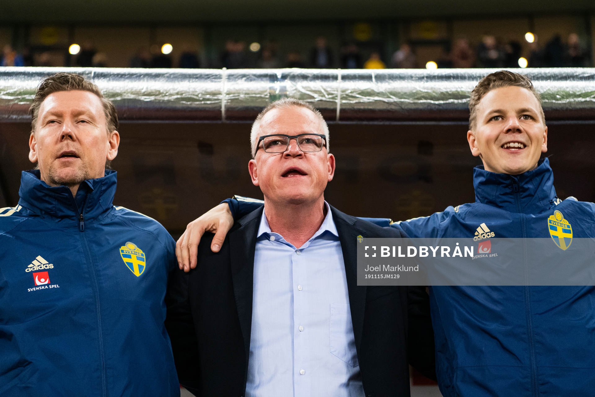 Peter Wettergren, assistant coach and Janne Andersson, head