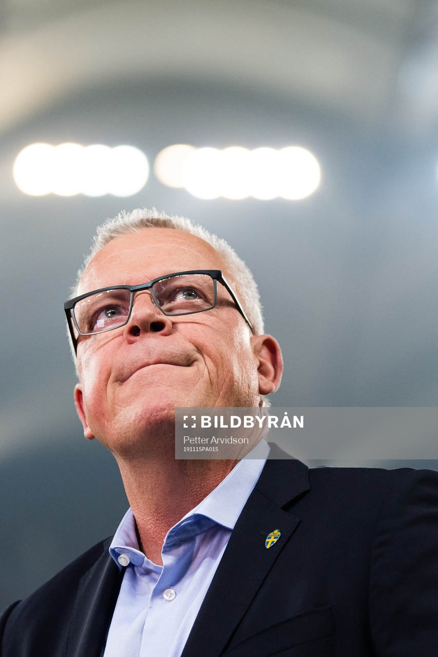 Janne Andersson, head coach of Sweden