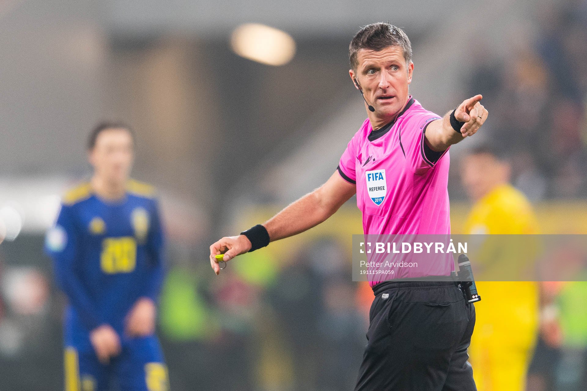 Referee Daniele Orsato