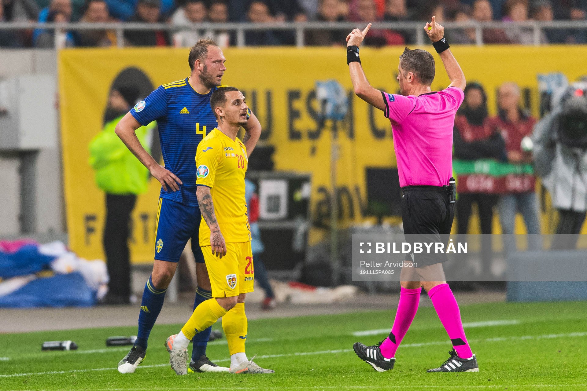 Andreas Granqvist of Sweden and Alexandru Ionut Mitrita of