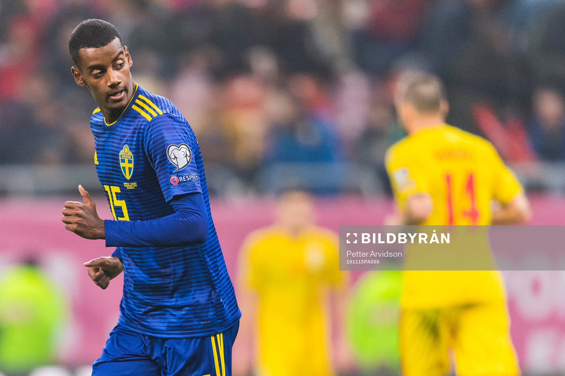 Alexander Isak of Sweden