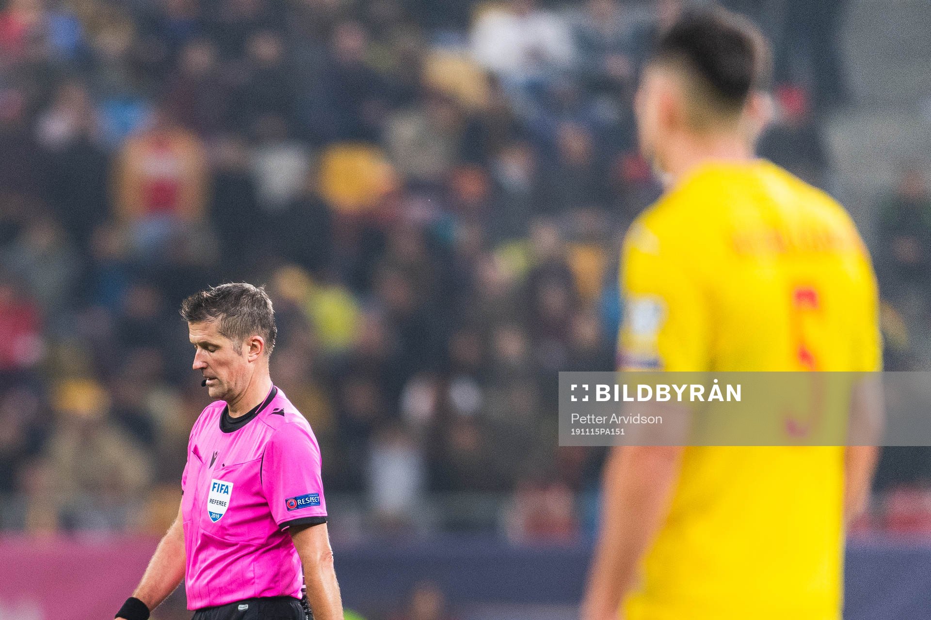 Referee Daniele Orsato