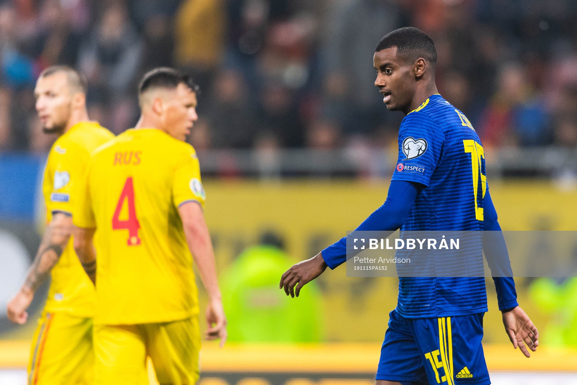 Alexander Isak of Sweden