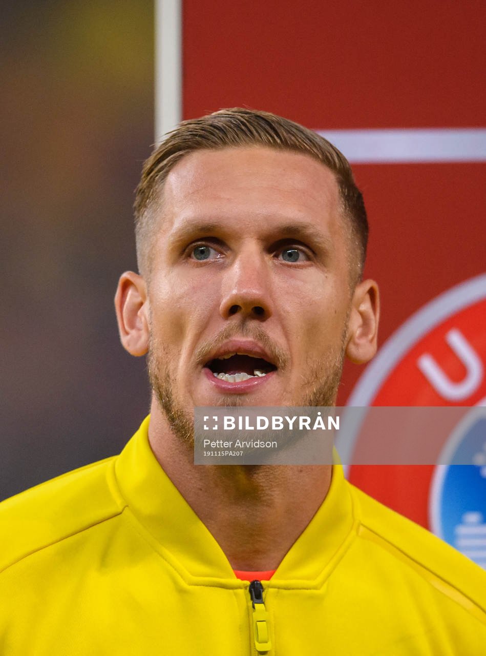 Goalkeeper Robin Olsen of Sweden