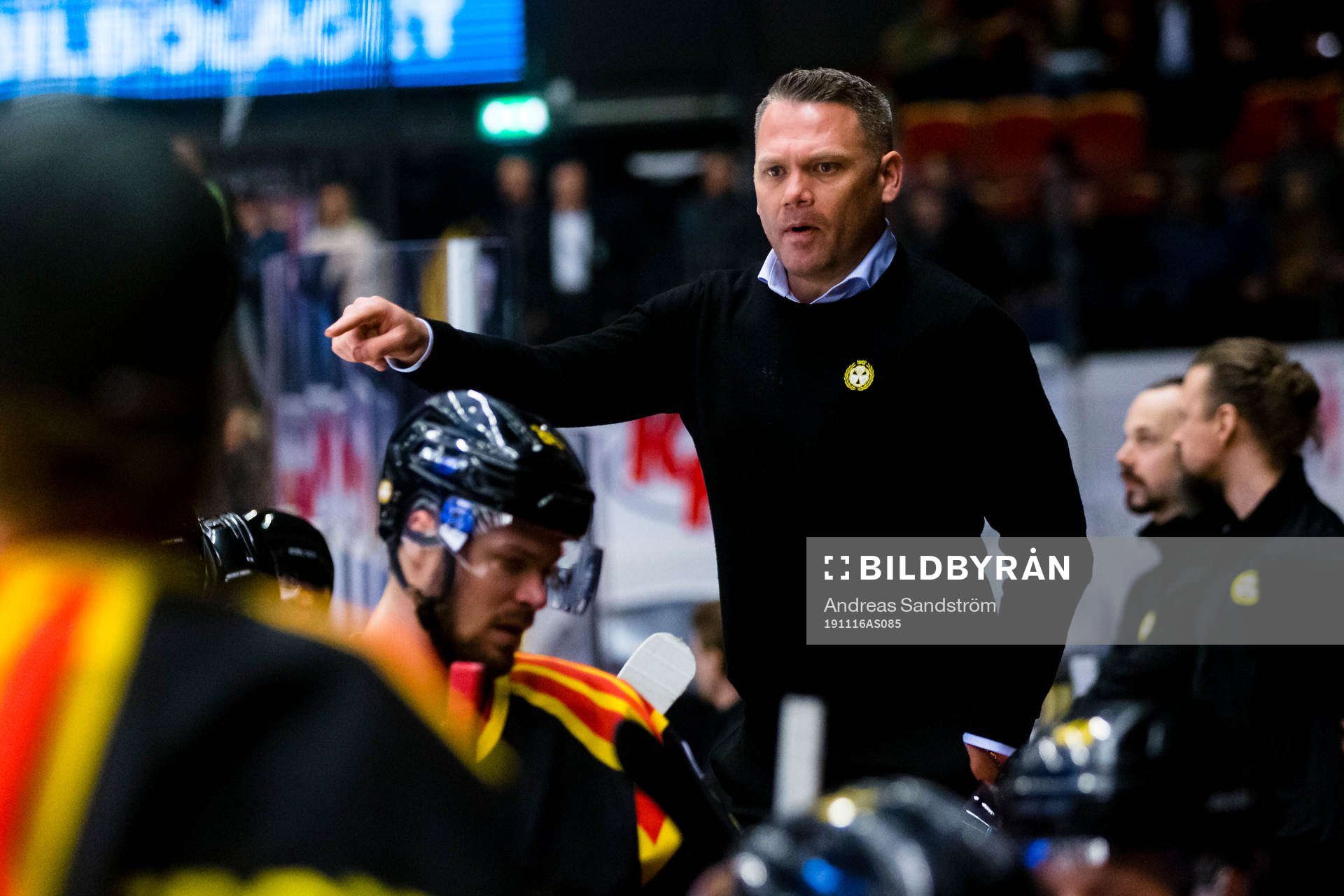 Brynäs assisterande tränare Mikael Holmqvist