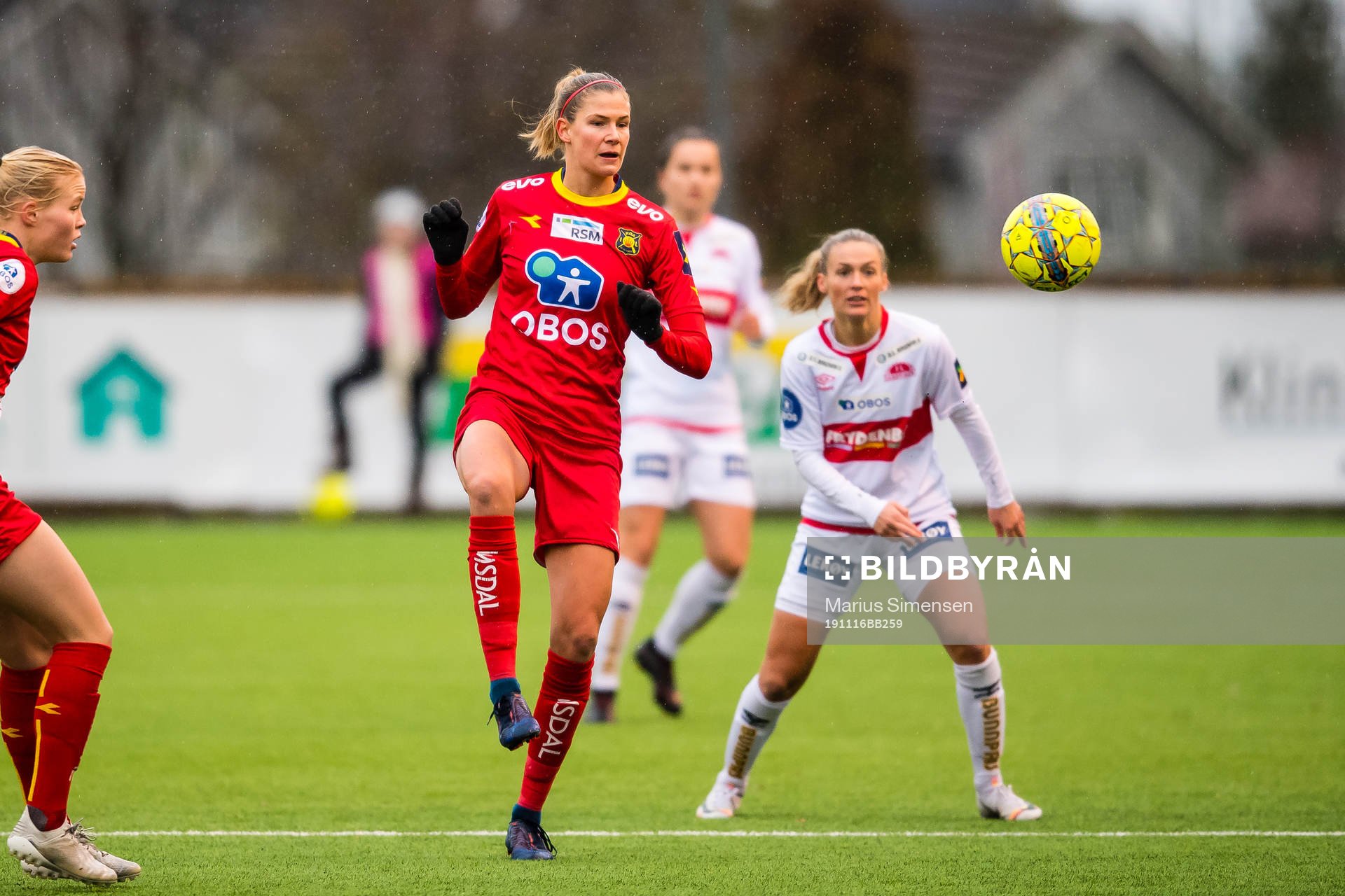 Justine Monique Vanhaevermaet of Røa during the Toppserien football match between Røa and Sandviken on November 16, 2019 in Oslo.