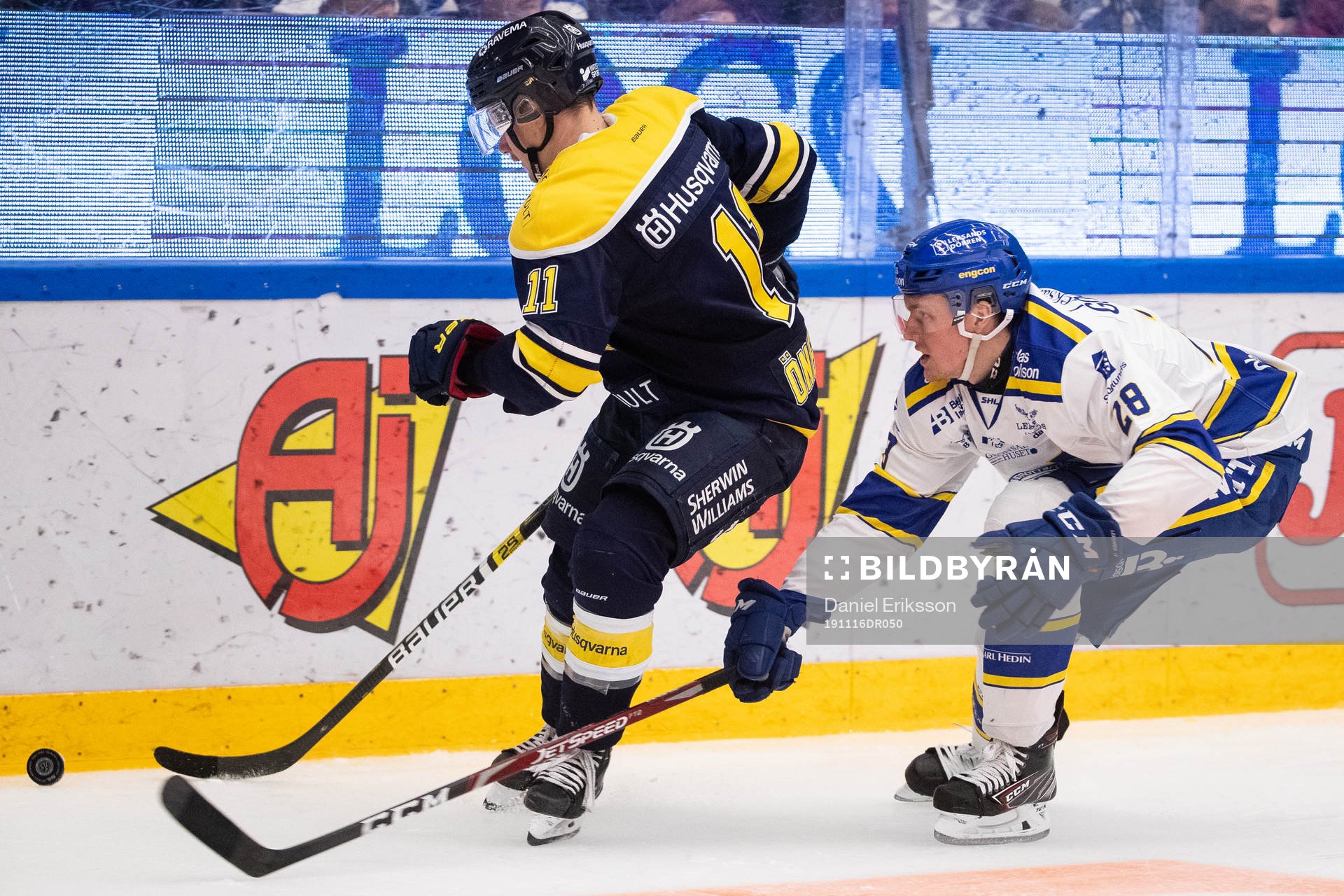 s Simon Önerud och Leksands Mattias Göransson