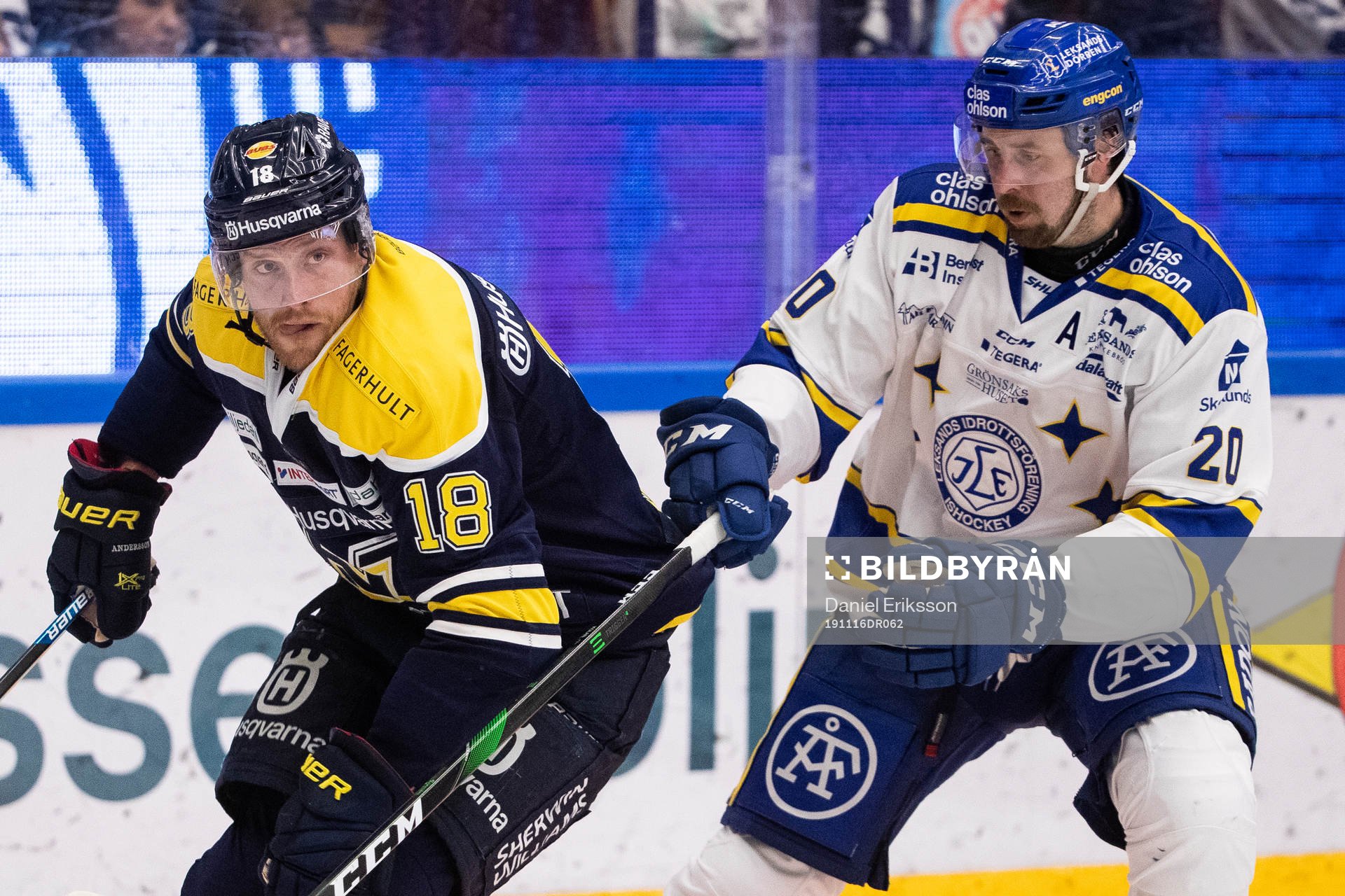 s Joakim Andersson och Leksands Mattias Karlsson