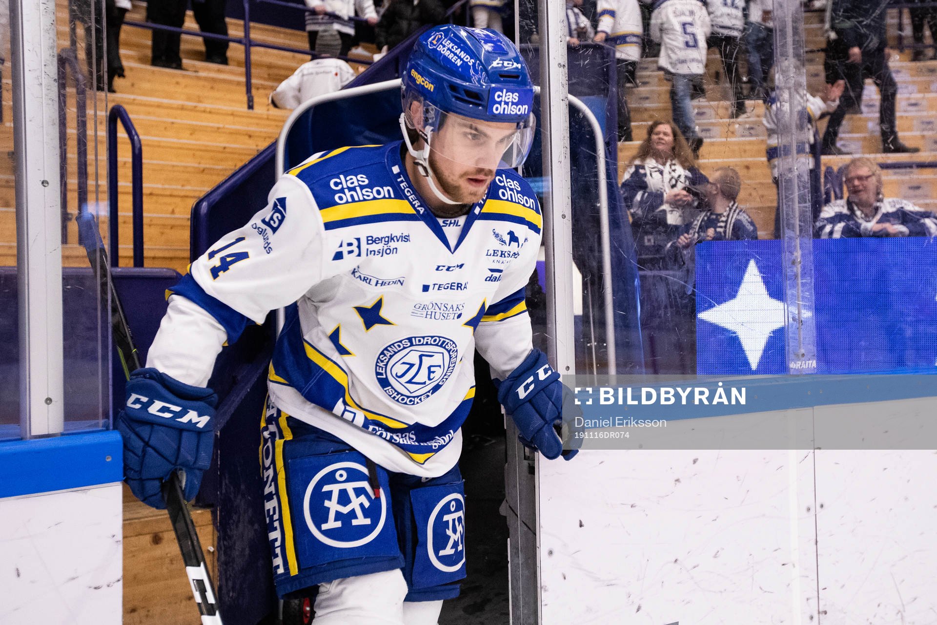 Leksands Oskar Lang utsedd till matchens krigare