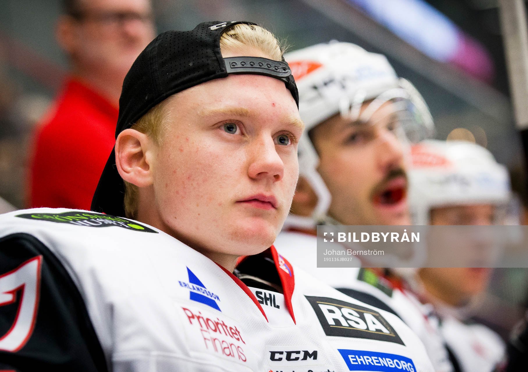 Malmö Redhawks målvakt Alfred Hallin