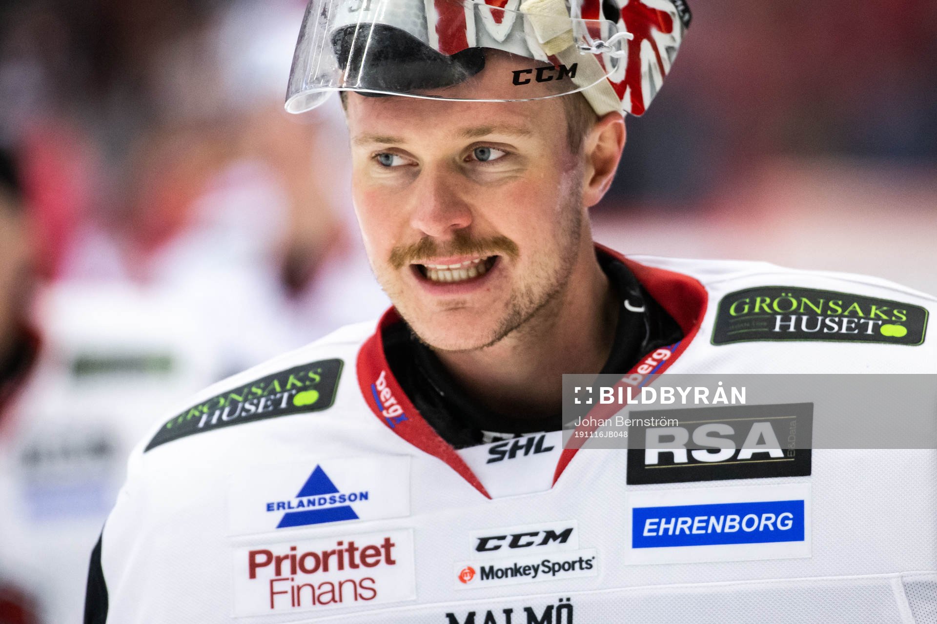 Malmö Redhawks målvakt Lars Volden