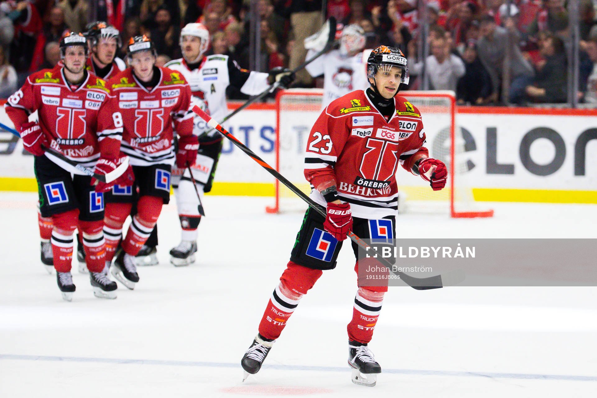 Örebros Sakari Salminen jublar