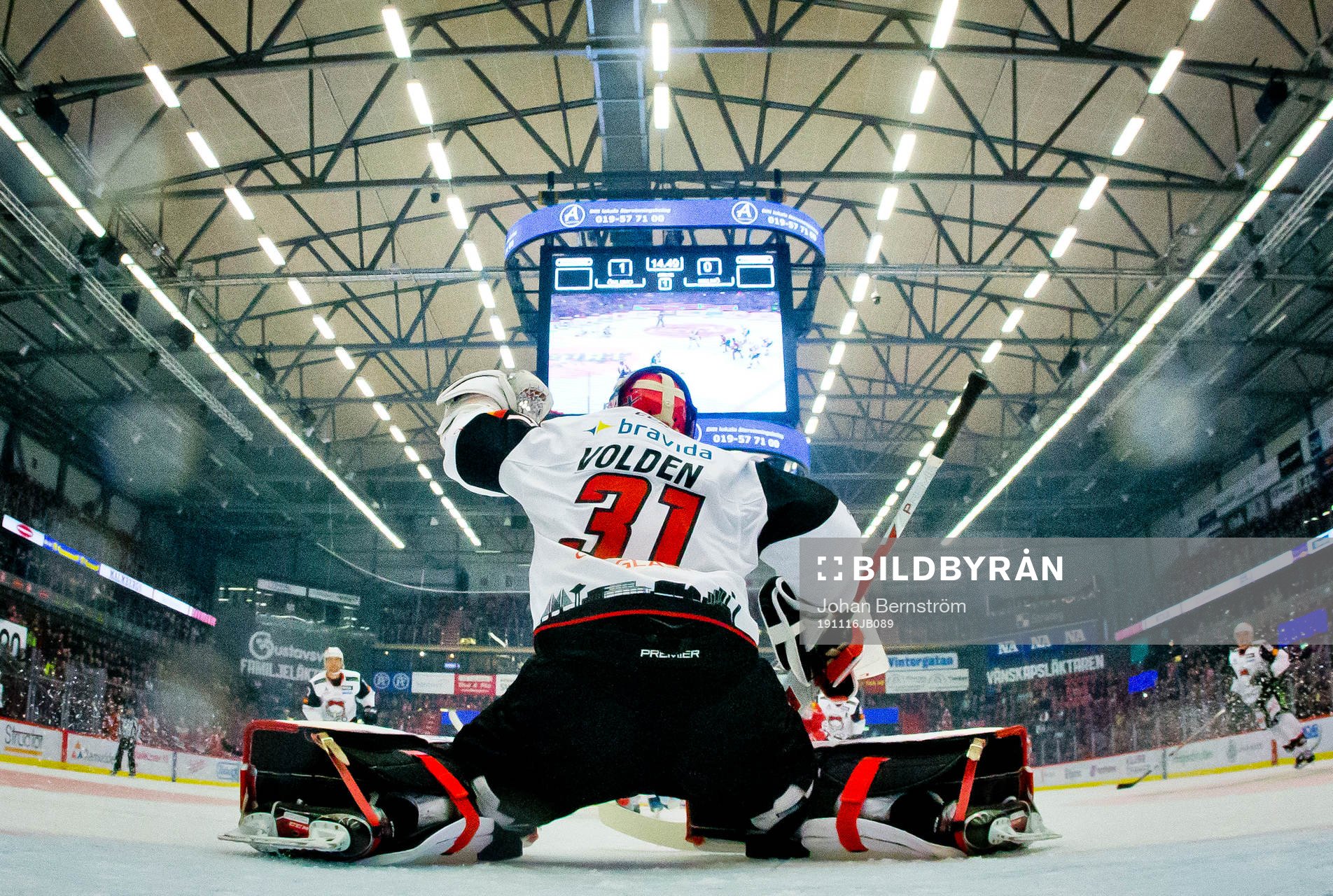 Malmö Redhawks målvakt Lars Volden