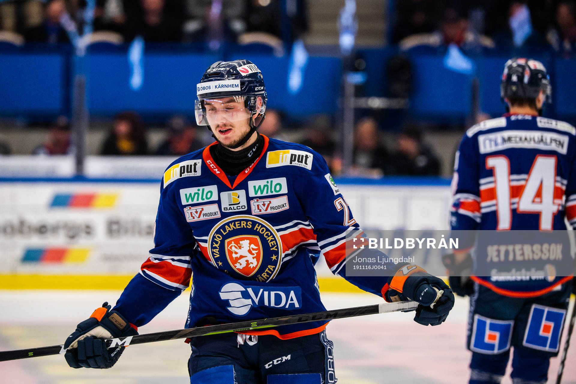 Växjös Jacob Forsbacka-Karlsson deppar