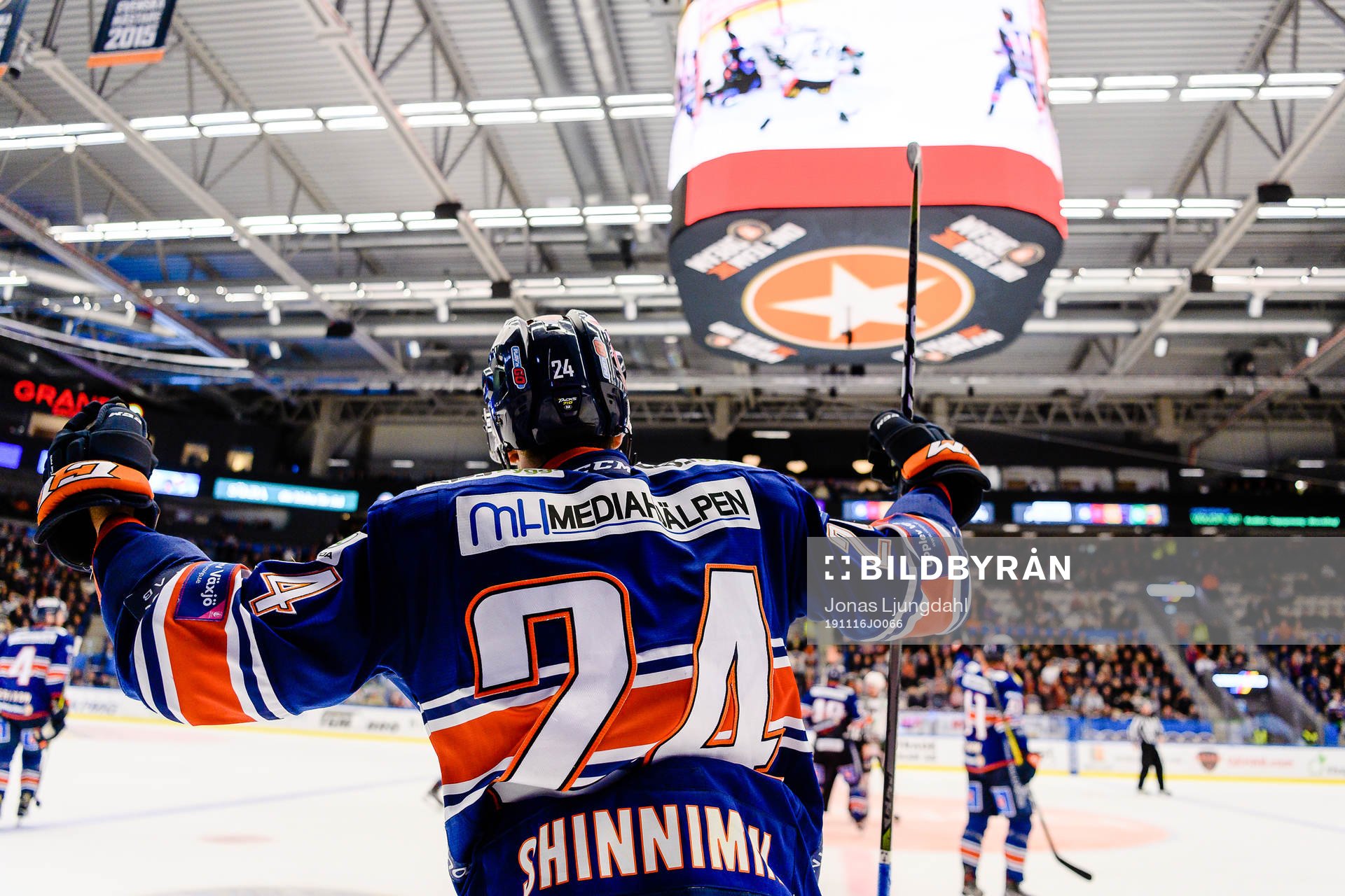 Växjös Brendan Shinnimin reagerar